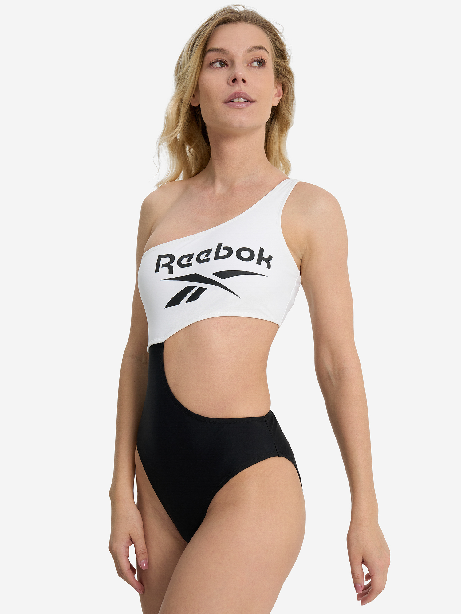фото Купальник слитный женский reebok freyla, черный