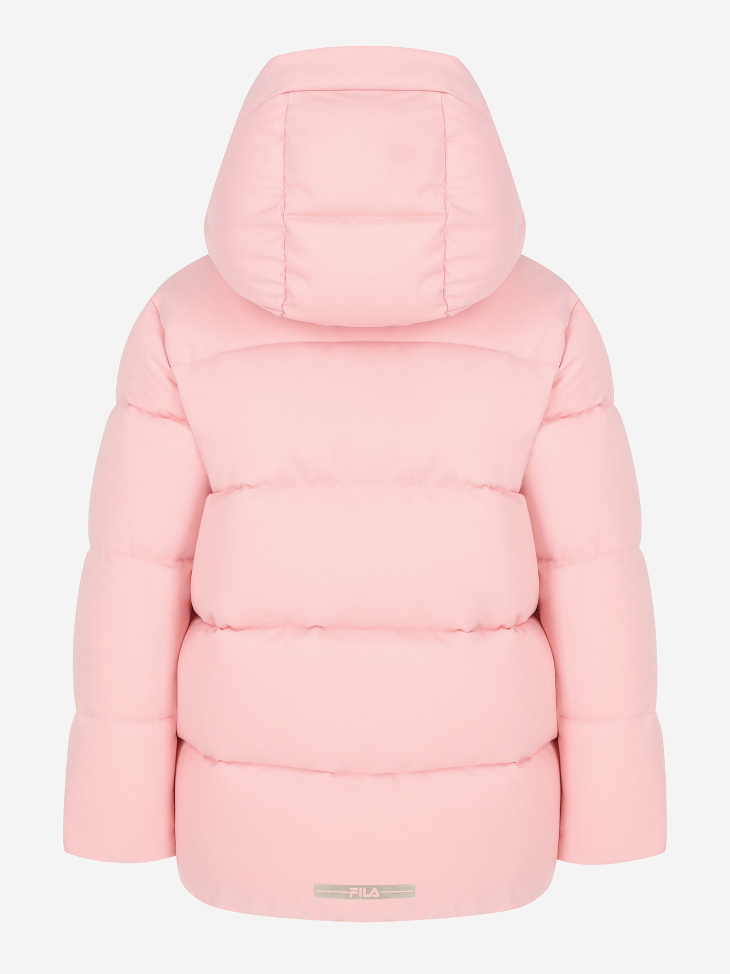 фото Пуховик для девочек fila, розовый