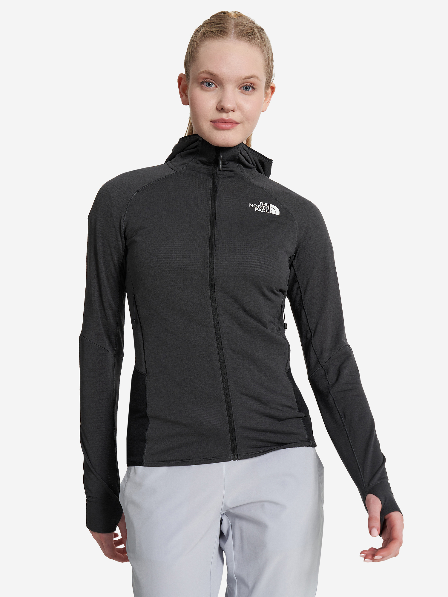фото Толстовка женская the north face bolt polartec, серый