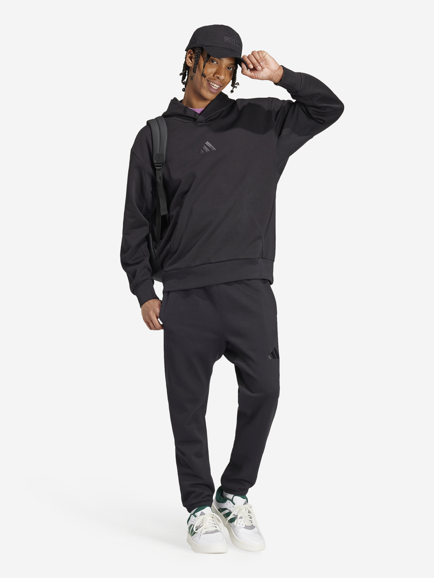 фото Худи мужское adidas, черный