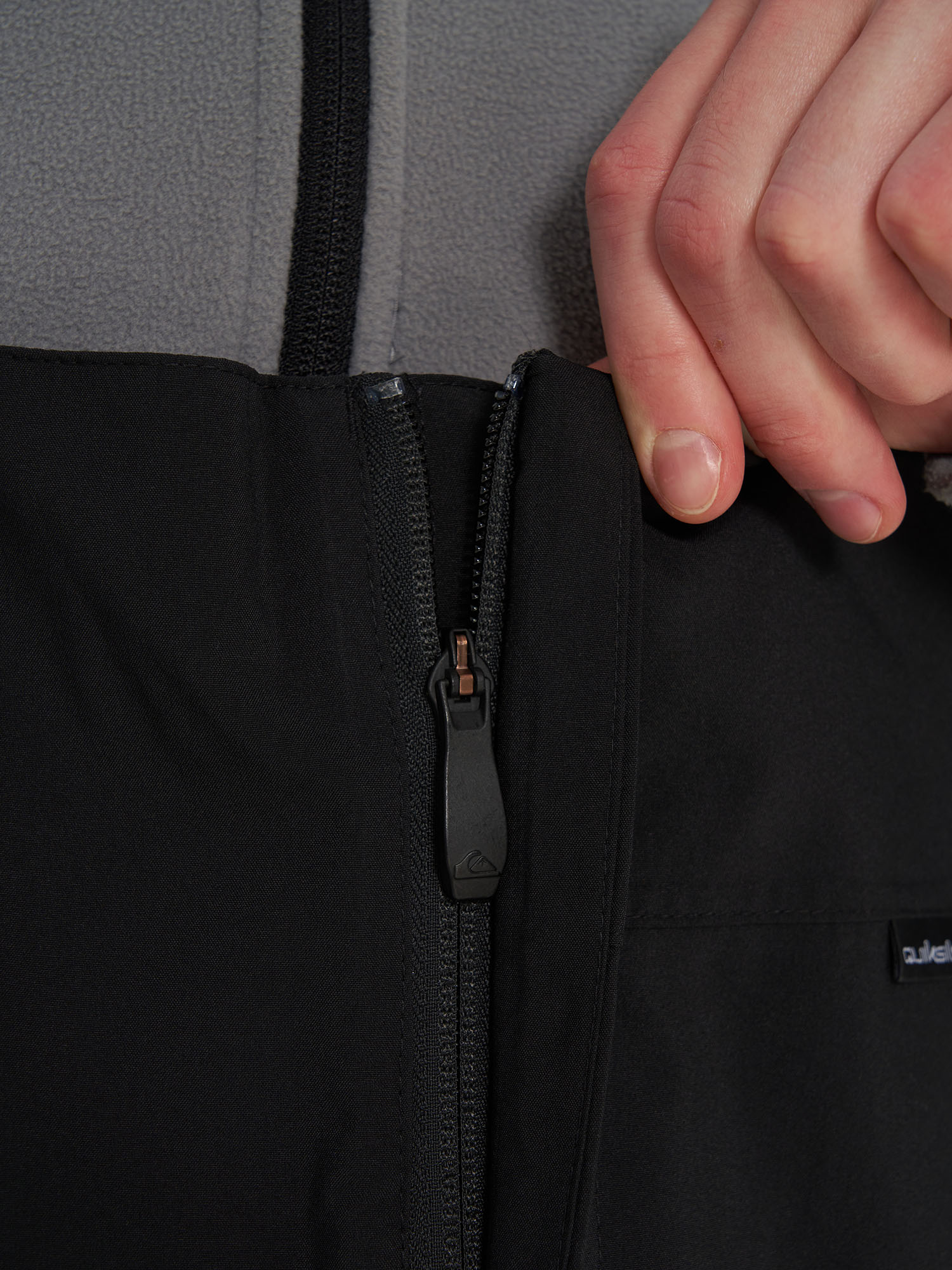 фото Полукомбинезон мужской quiksilver paramo, черный