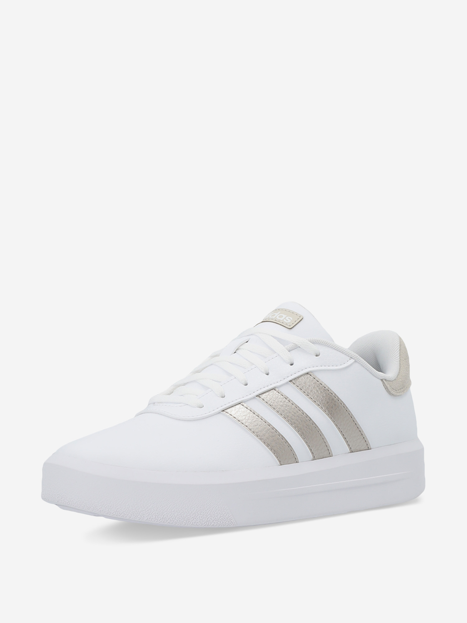 фото Кеды женские adidas court platform, белый