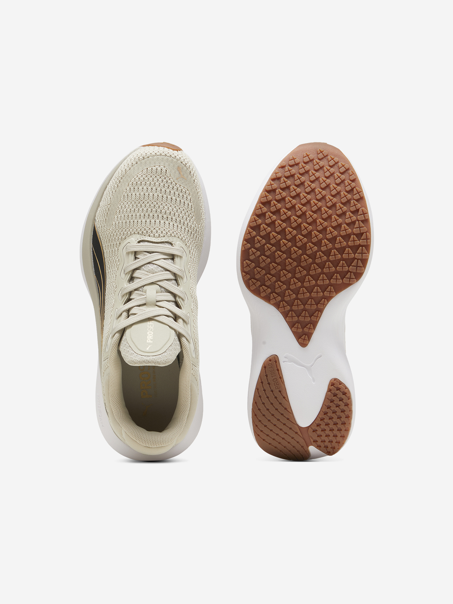 фото Кроссовки женские puma scend pro, бежевый
