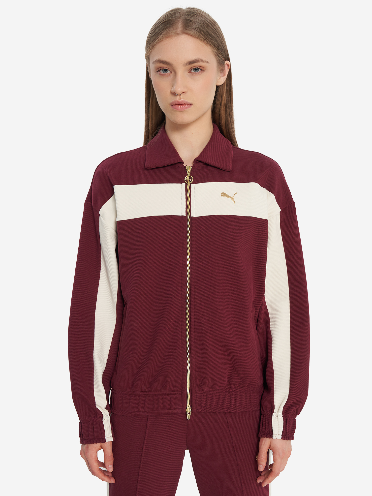 фото Толстовка женская puma t7, красный