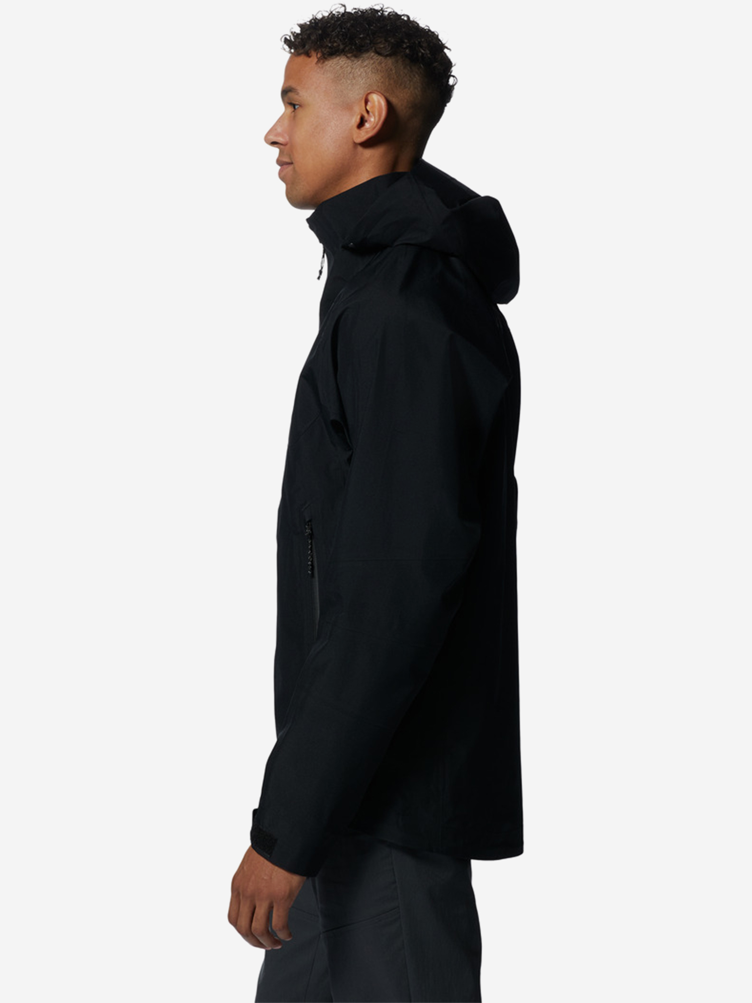 фото Куртка мембранная мужская mountain hardwear trailverse gore-tex jacket, черный