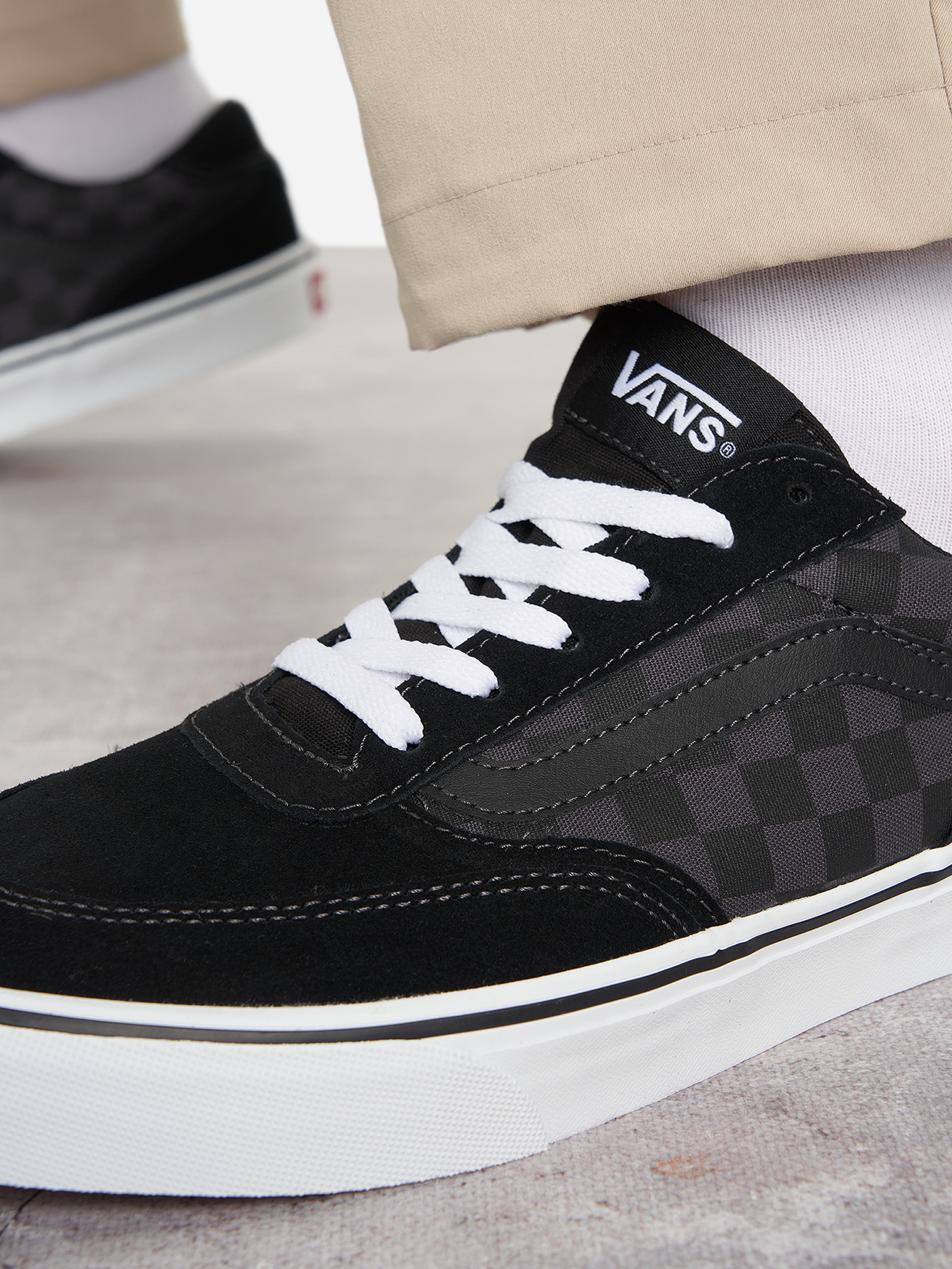 фото Кеды мужские vans brooklyn ls, черный