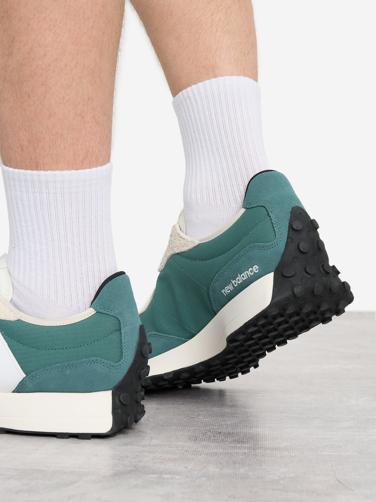 фото Кроссовки мужские new balance 327, зеленый