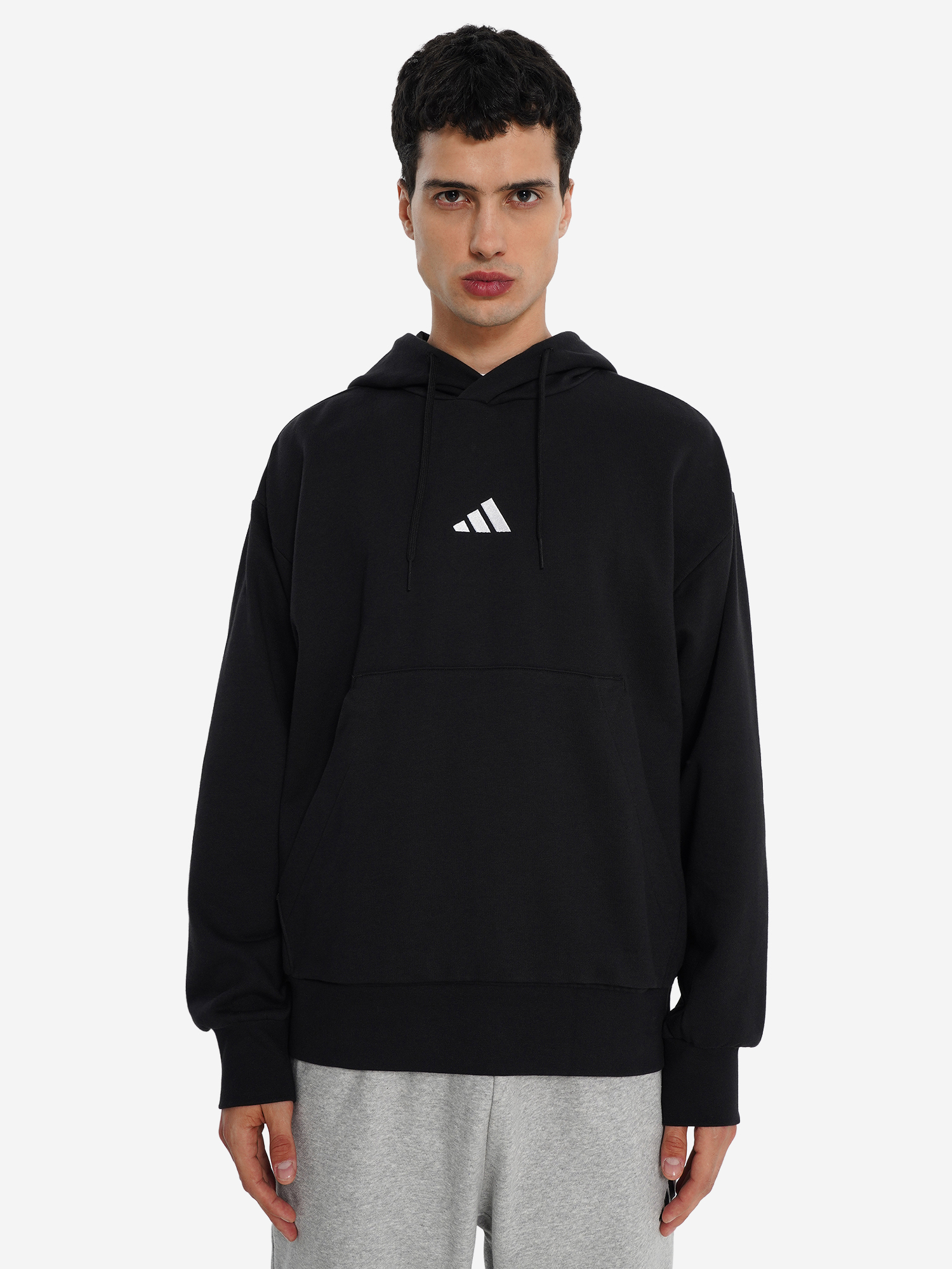 фото Худи мужское adidas feelcozy, черный