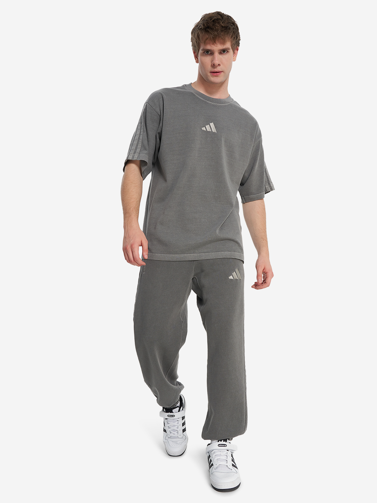фото Футболка мужская adidas, серый