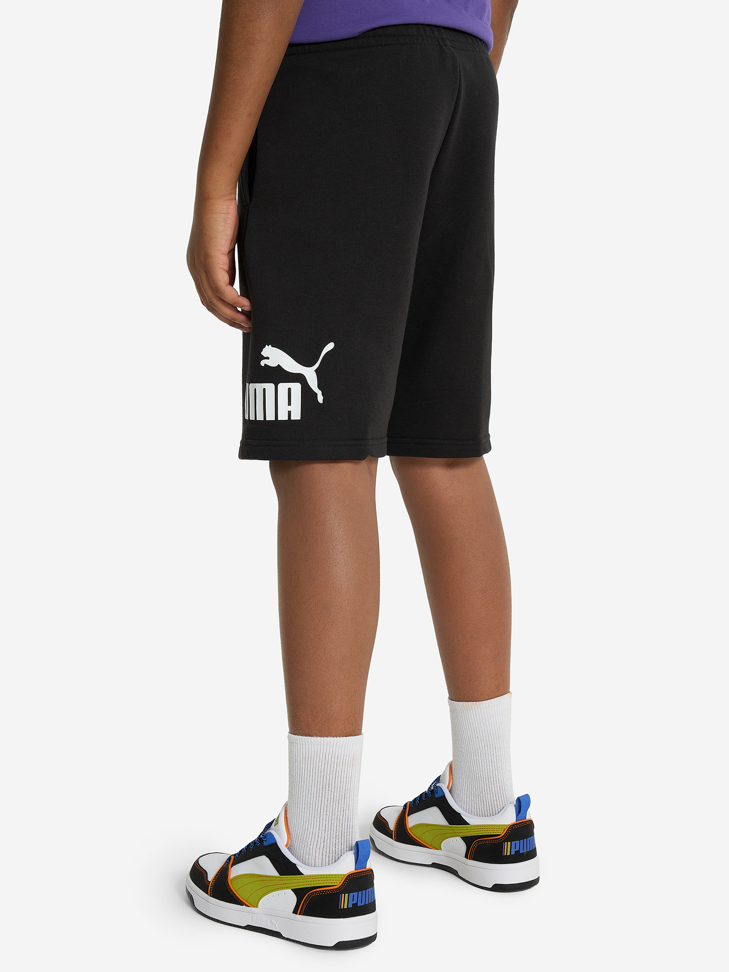 фото Шорты для мальчиков puma no. 1 logo, черный
