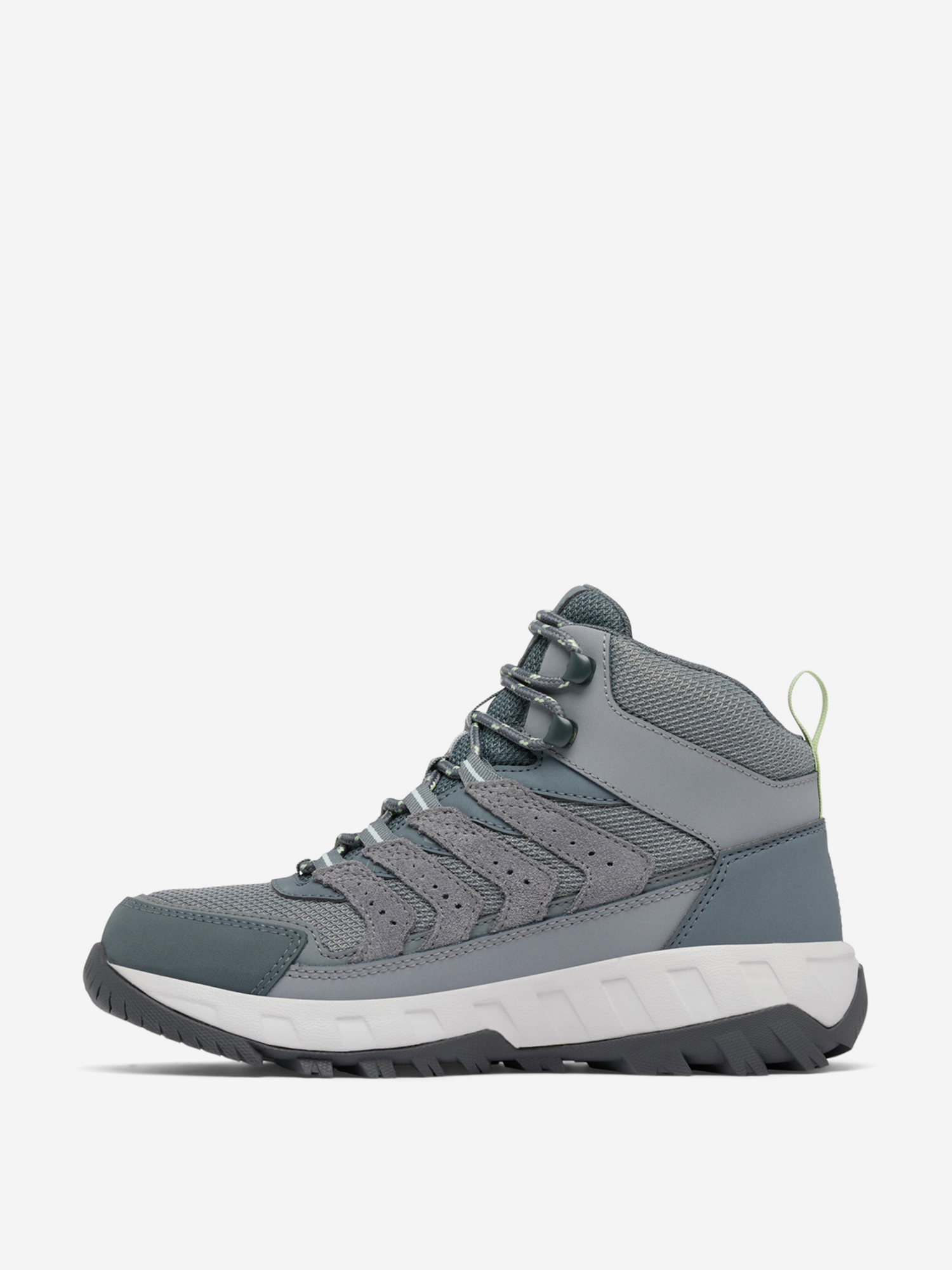 фото Ботинки женские columbia strata trail mid wp, серый
