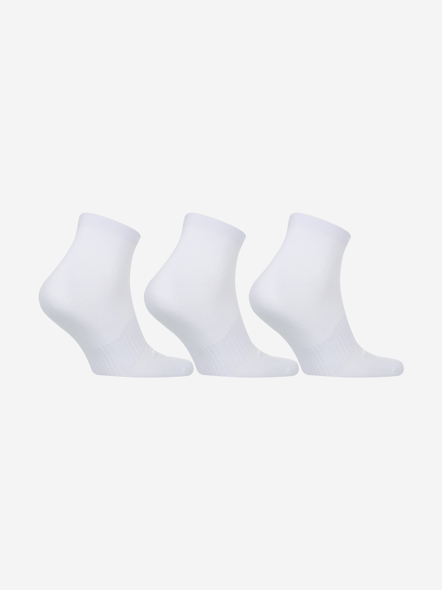 фото Носки columbia new cotton quarter socks, 3 пары, белый