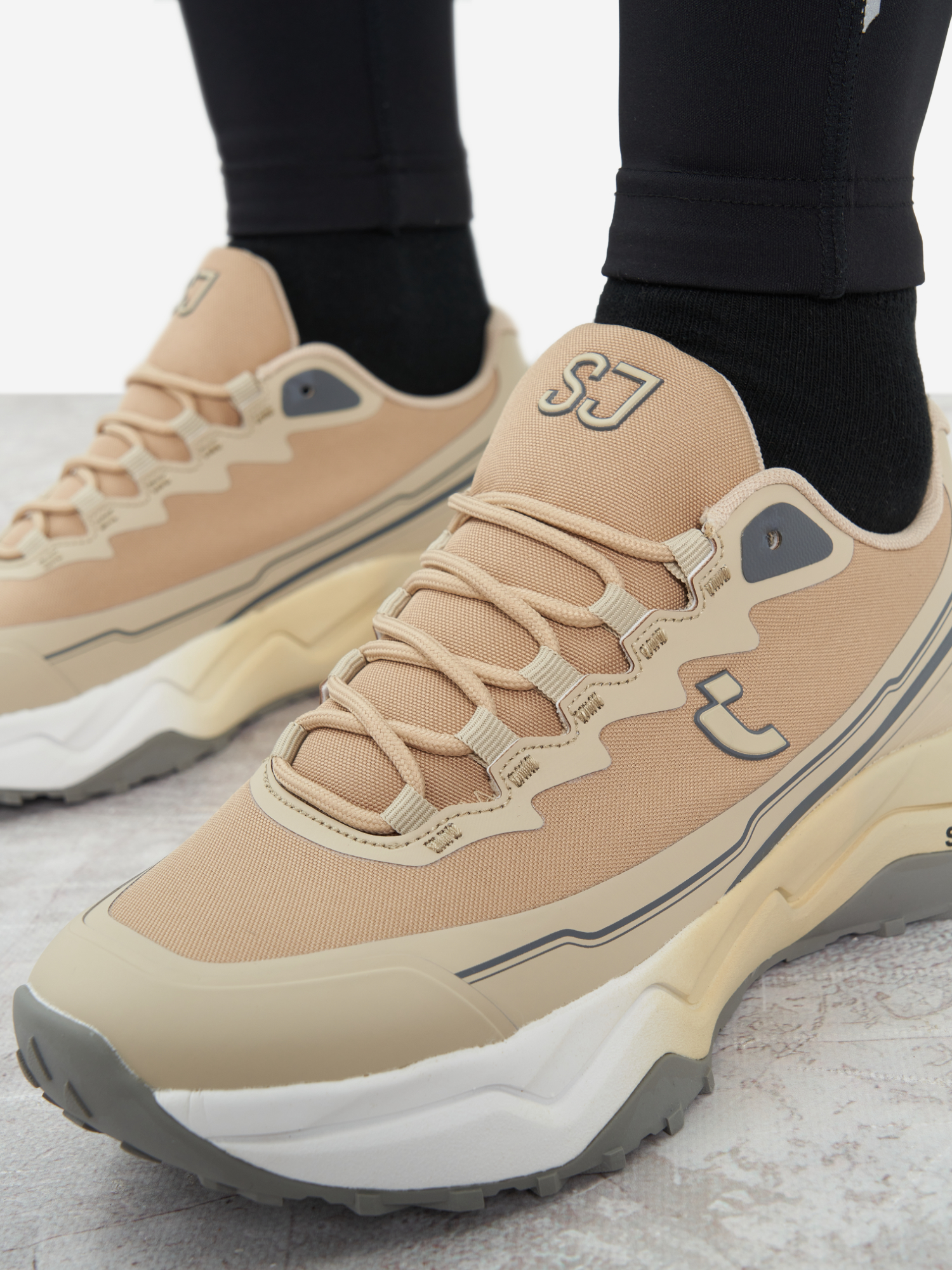 фото Кроссовки женские safety jogger hare trail, бежевый