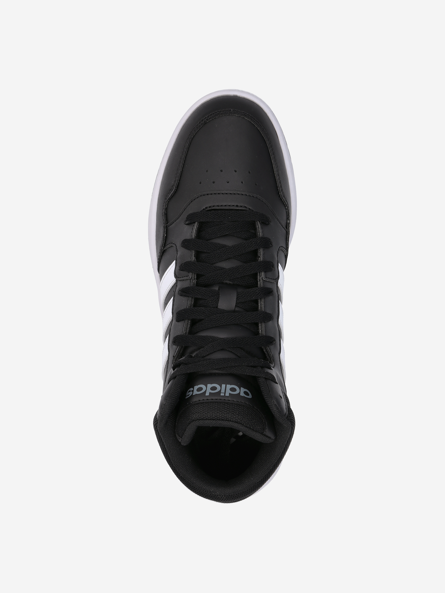 фото Кеды мужские adidas hoops 3.0 mid, черный
