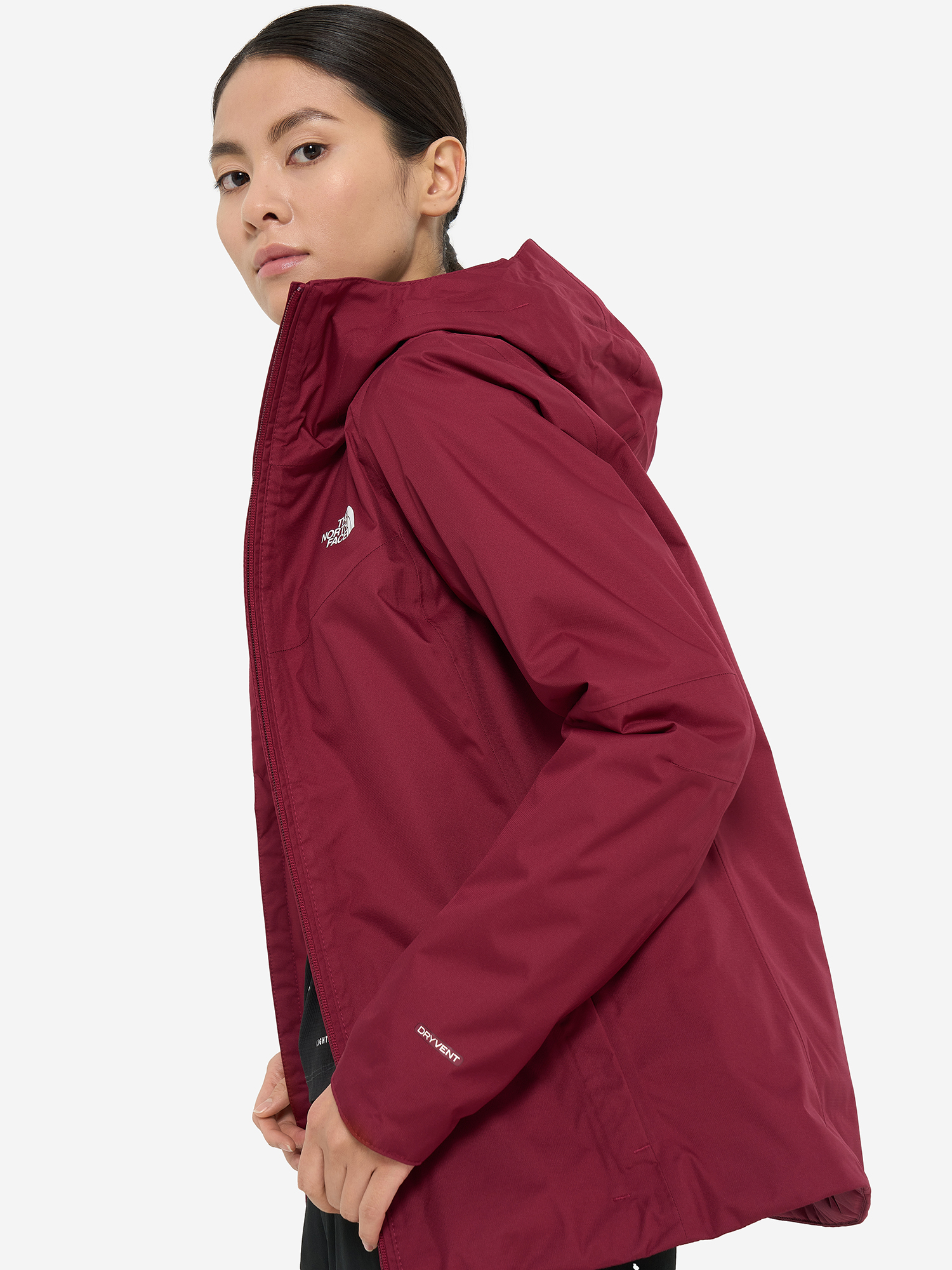 фото Куртка утепленная женская the north face quest insulated, красный
