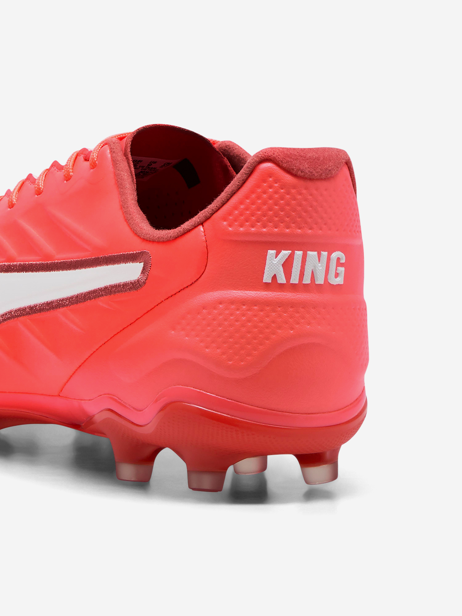 фото Бутсы мужские puma king pro fg/ag, красный