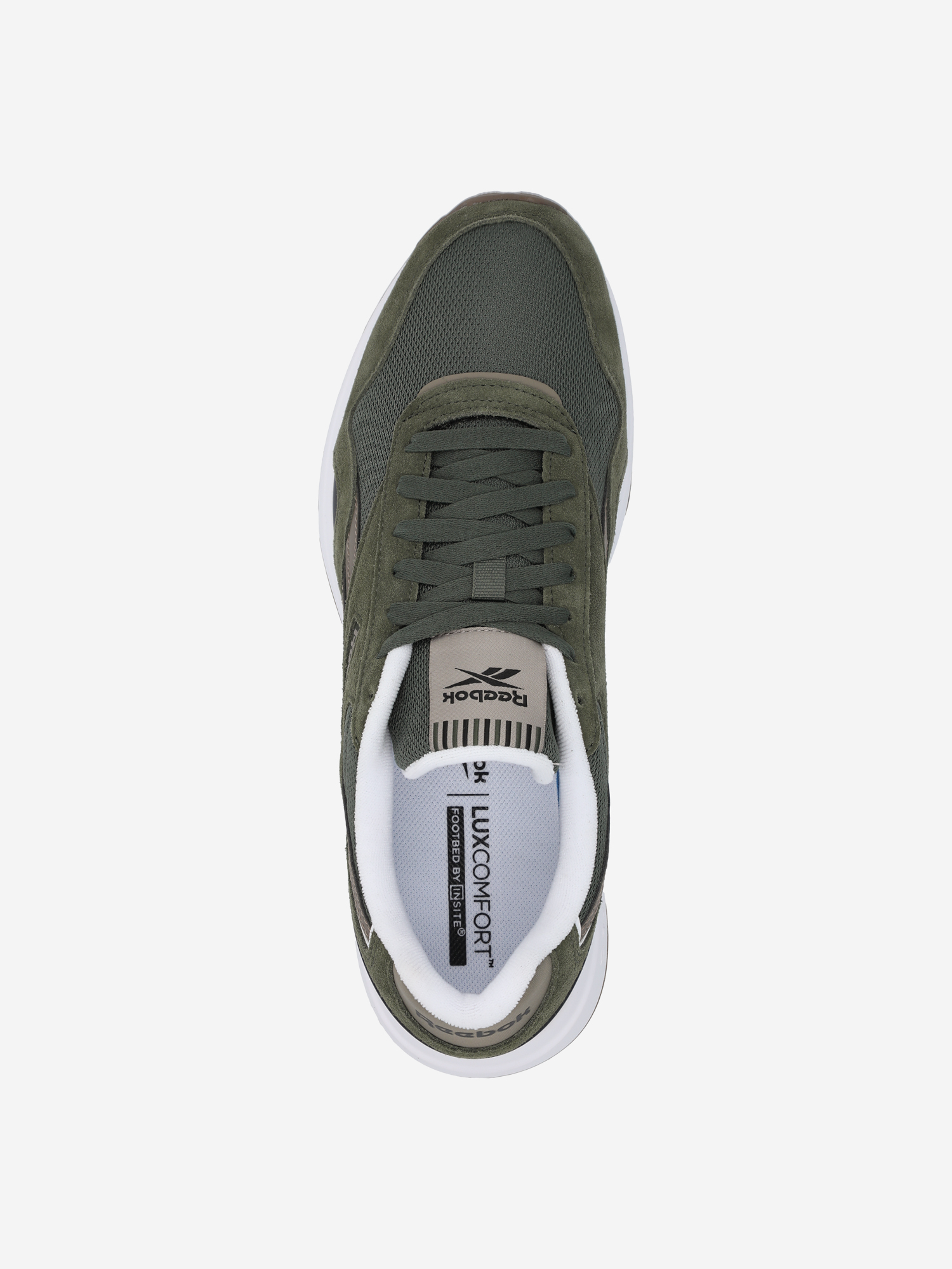 фото Кроссовки мужские reebok gl1100, зеленый