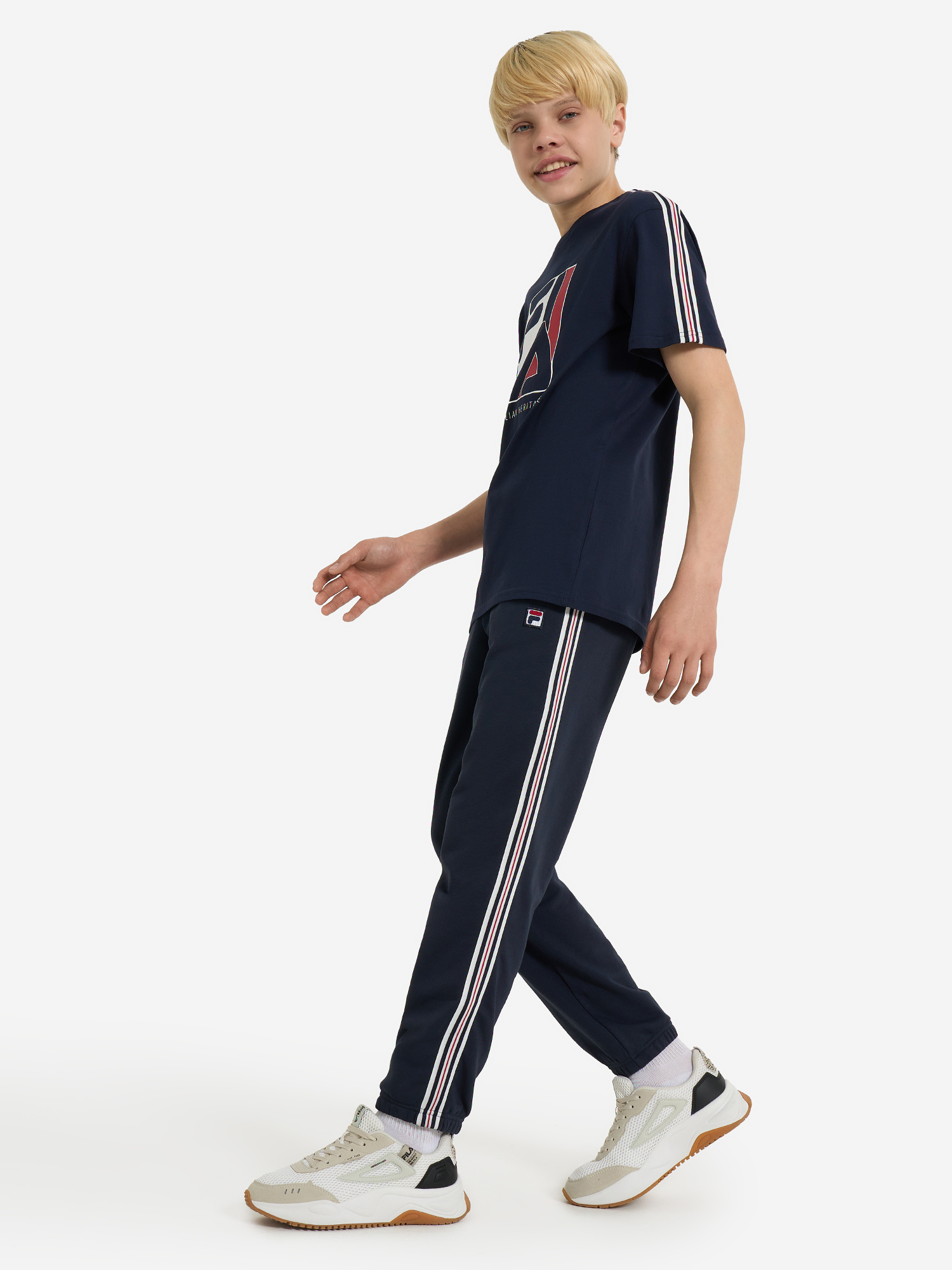 фото Брюки для мальчиков fila, синий
