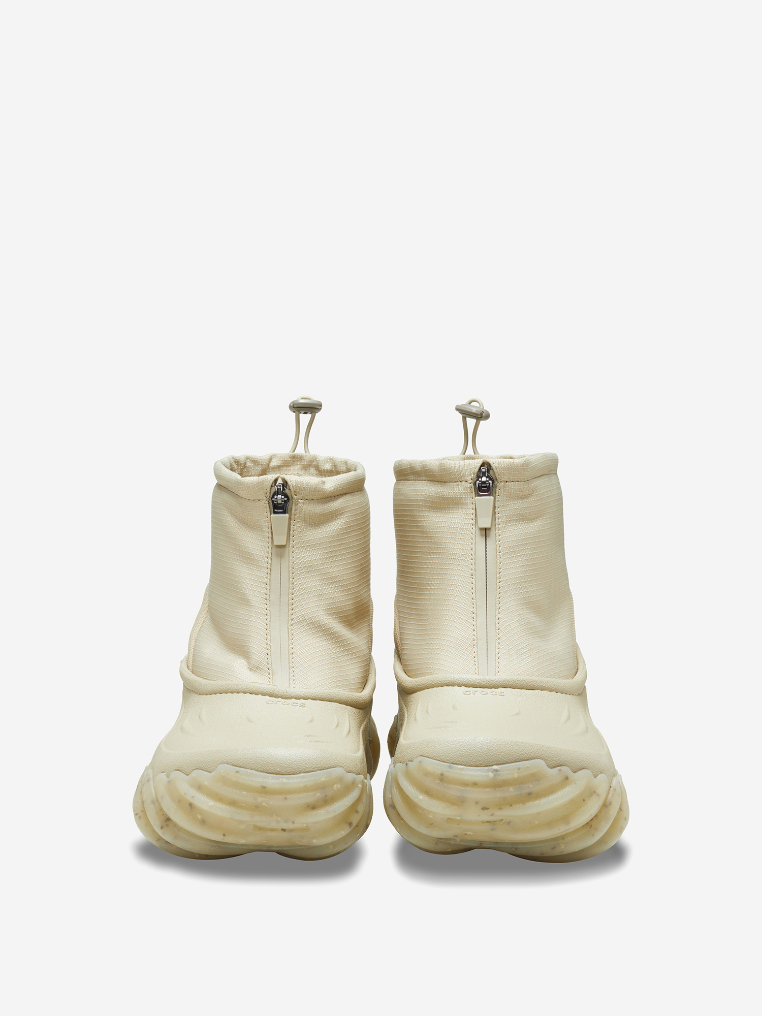 фото Ботинки утепленные crocs echo boot z shield, бежевый
