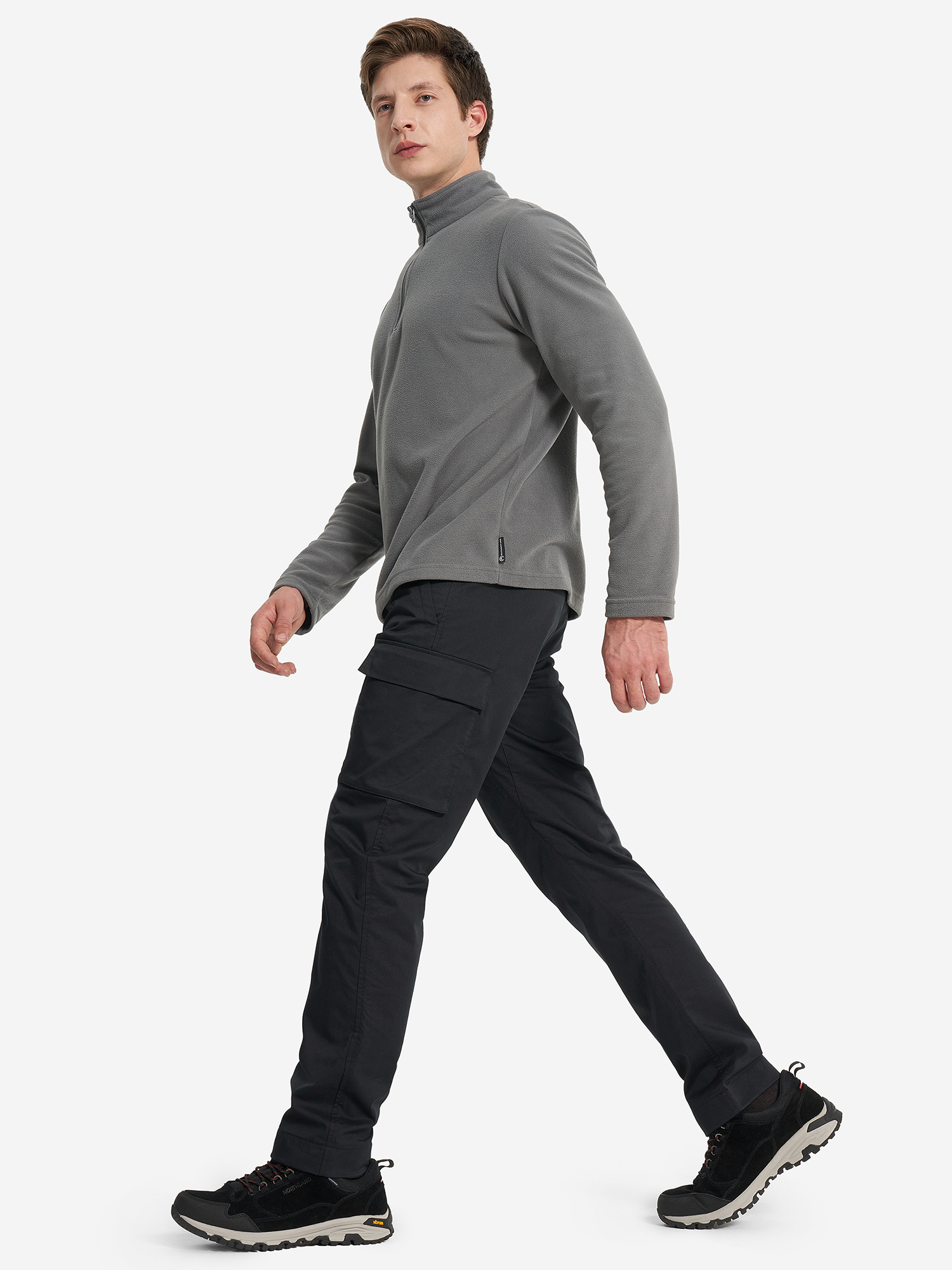 фото Брюки мужские jack wolfskin arctic road, черный