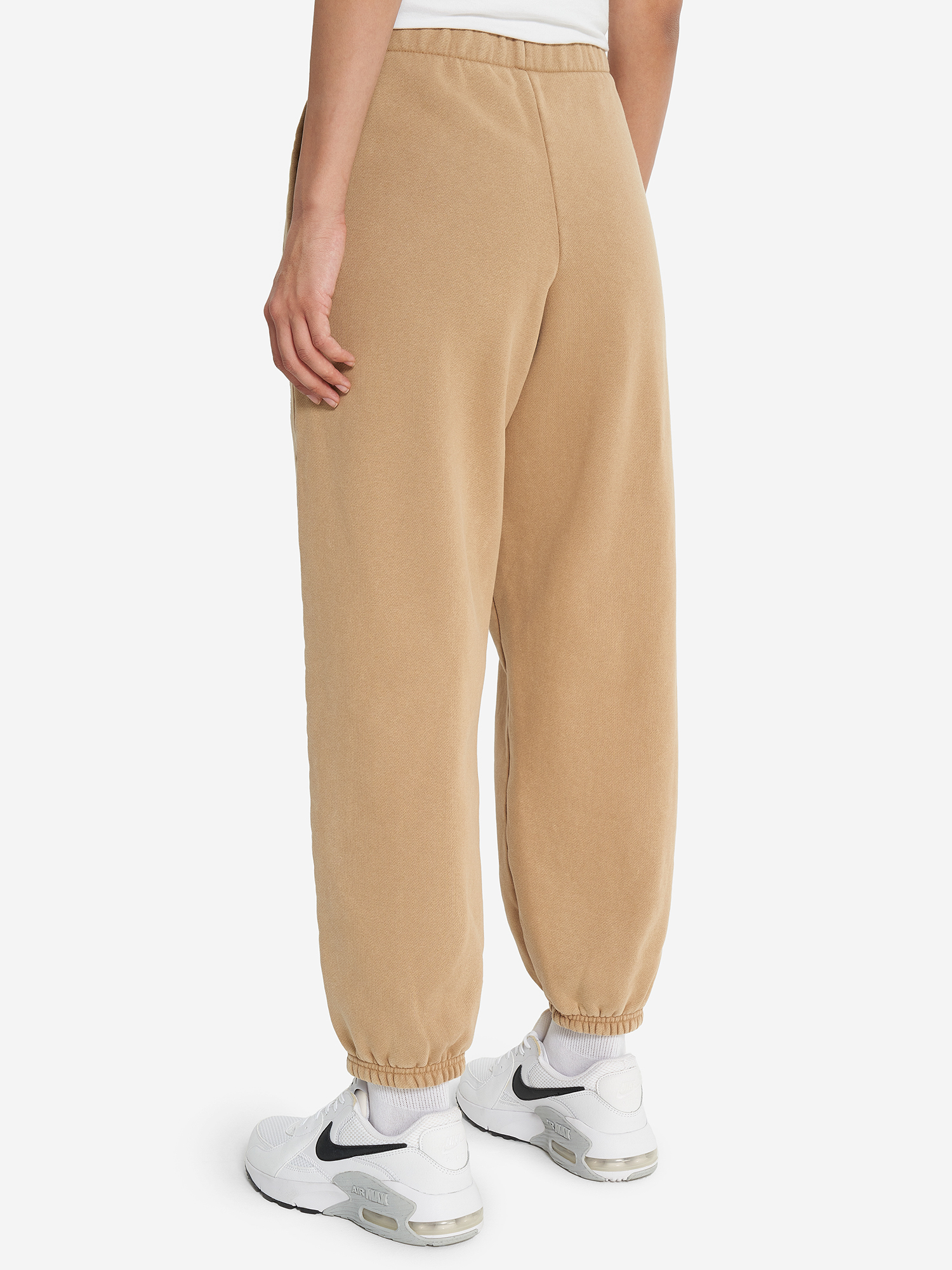 фото Брюки женские under armour ua icon fleece, бежевый