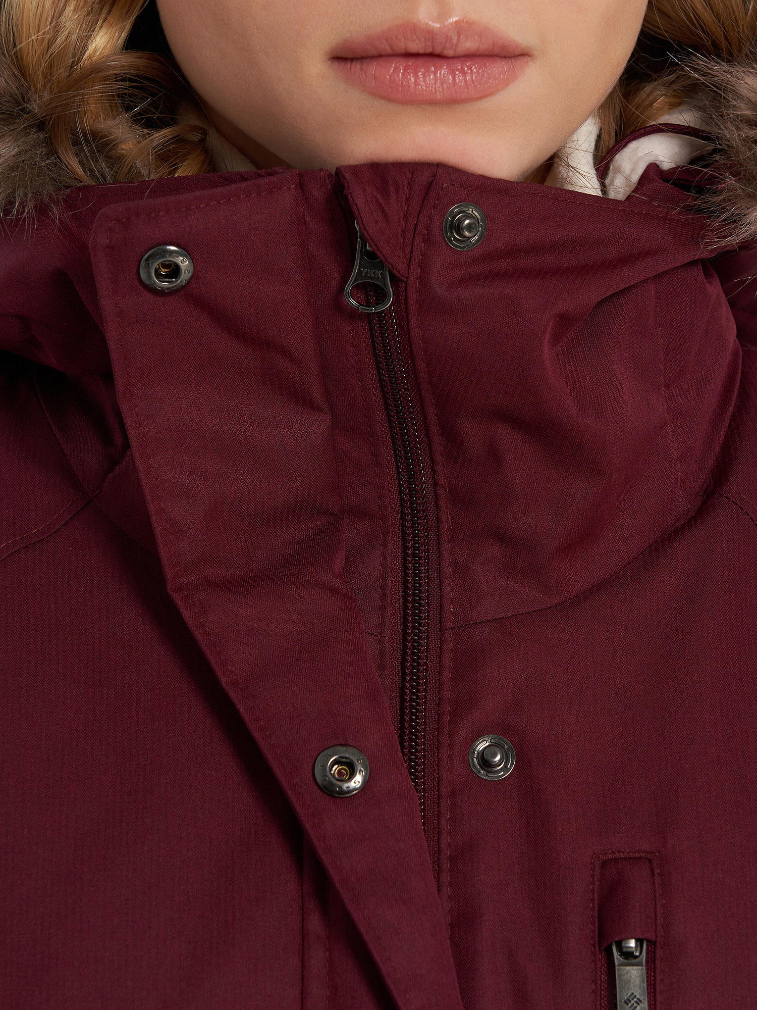 фото Парка женская columbia suttle mountain long insulated jacket, красный