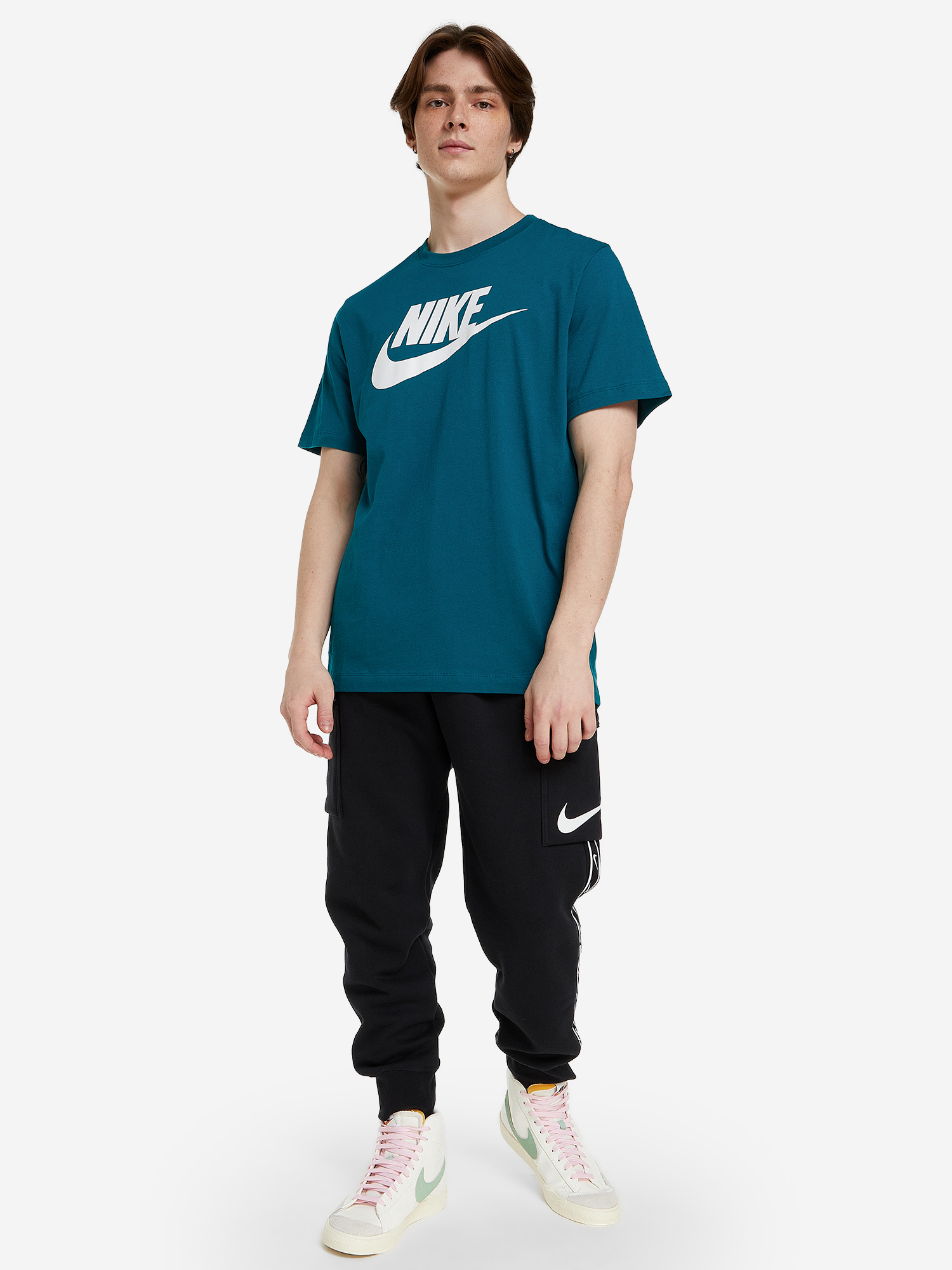 фото Футболка мужская nike, голубой