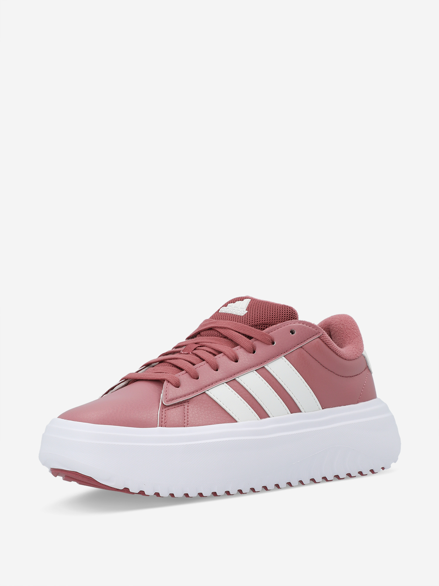 фото Кеды женские adidas grand court platfor, красный