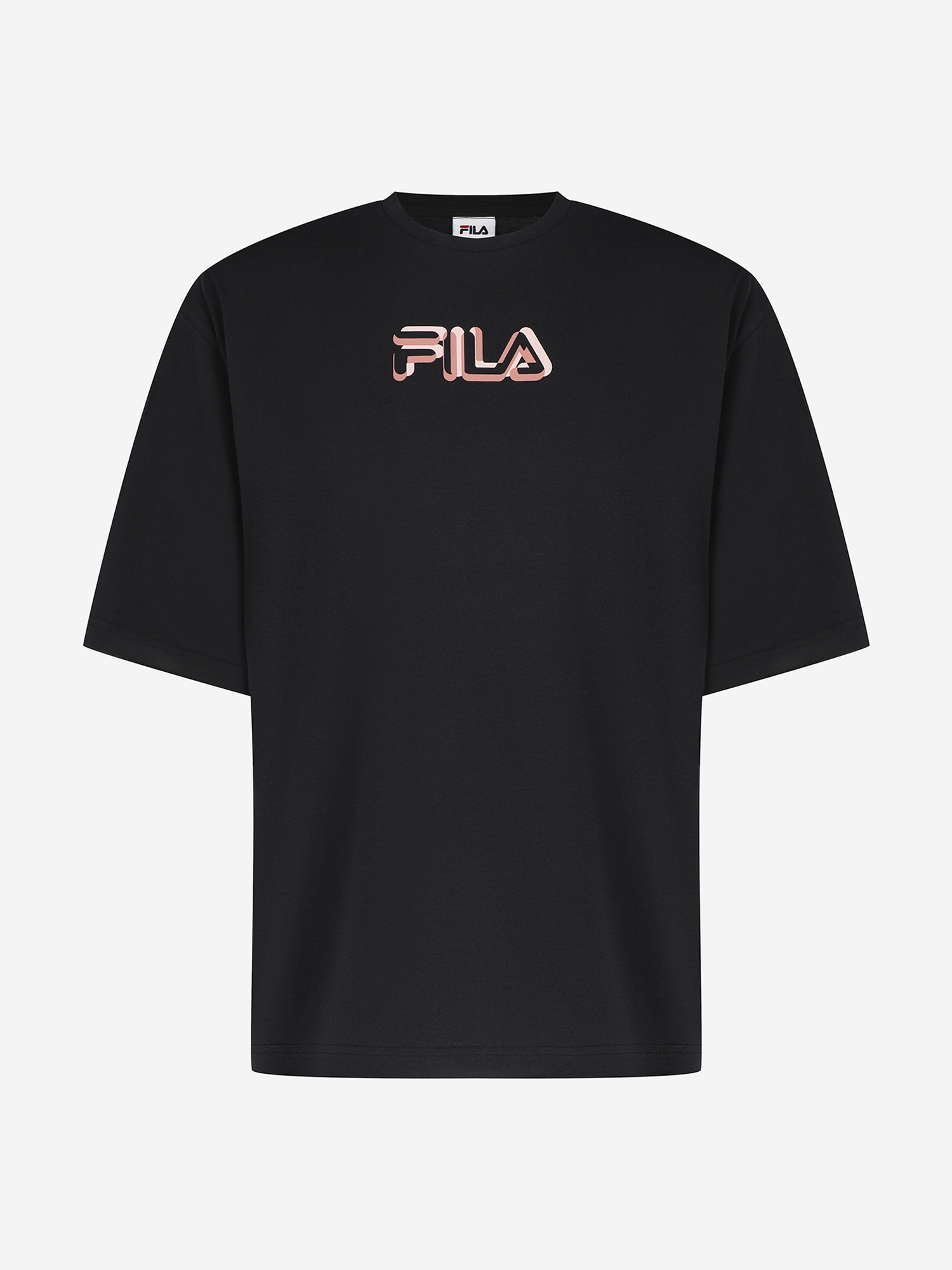 фото Футболка мужская оверсайз fila, черный