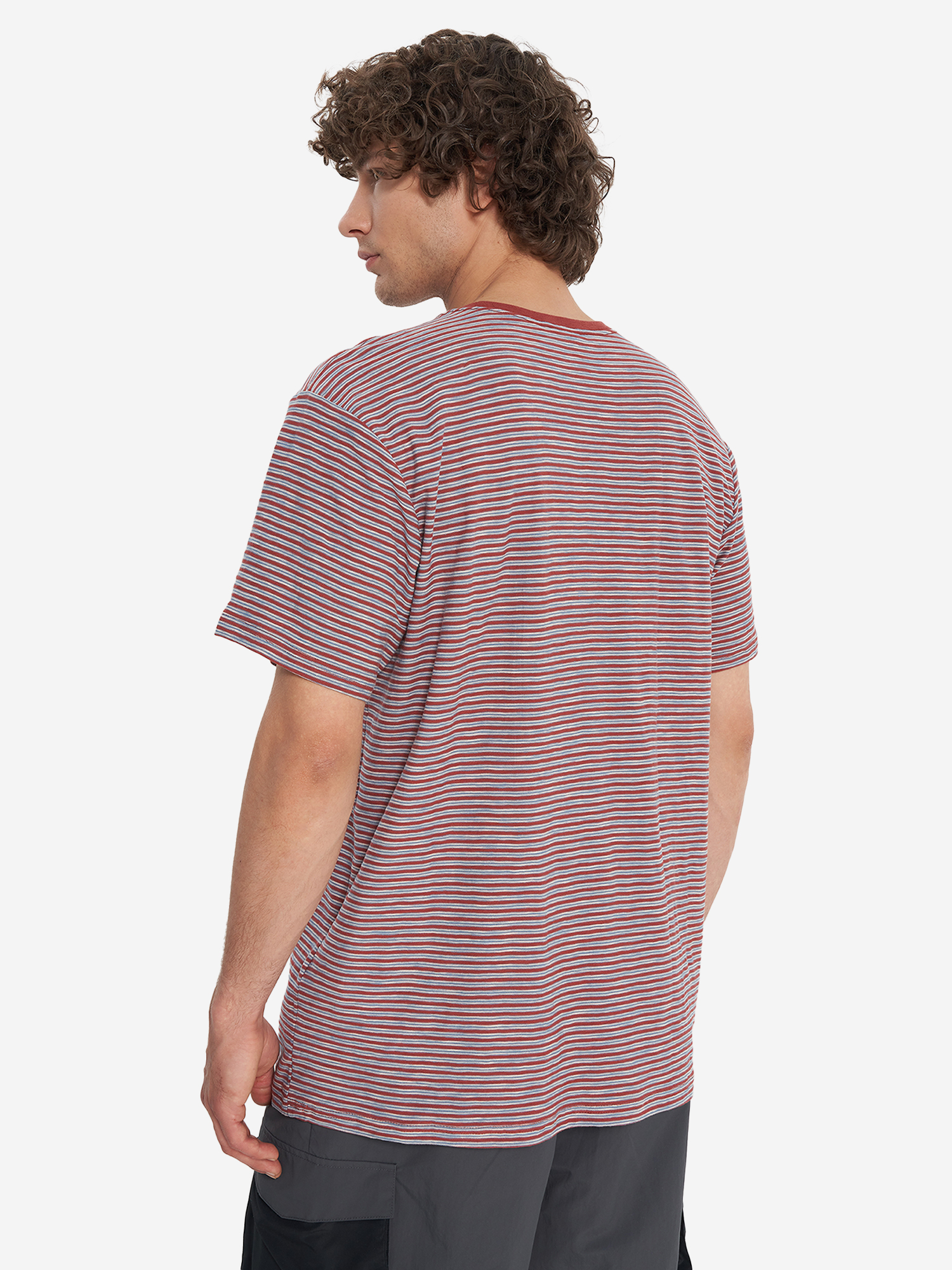 фото Футболка мужская quiksilver kentin, красный