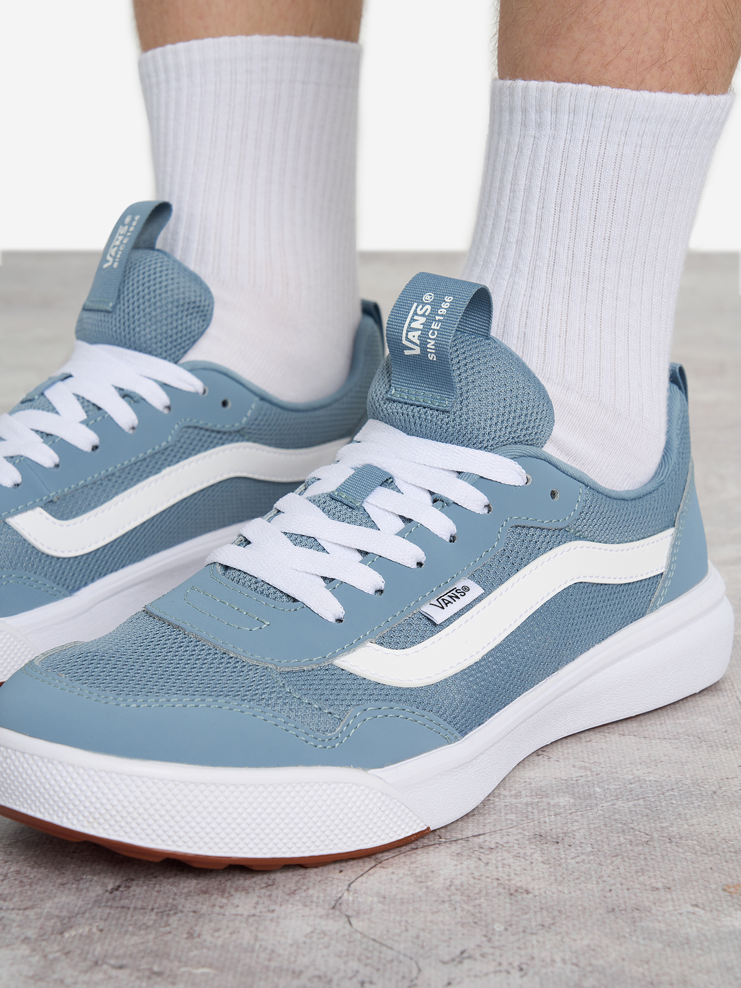 фото Кеды мужские vans range exp, голубой