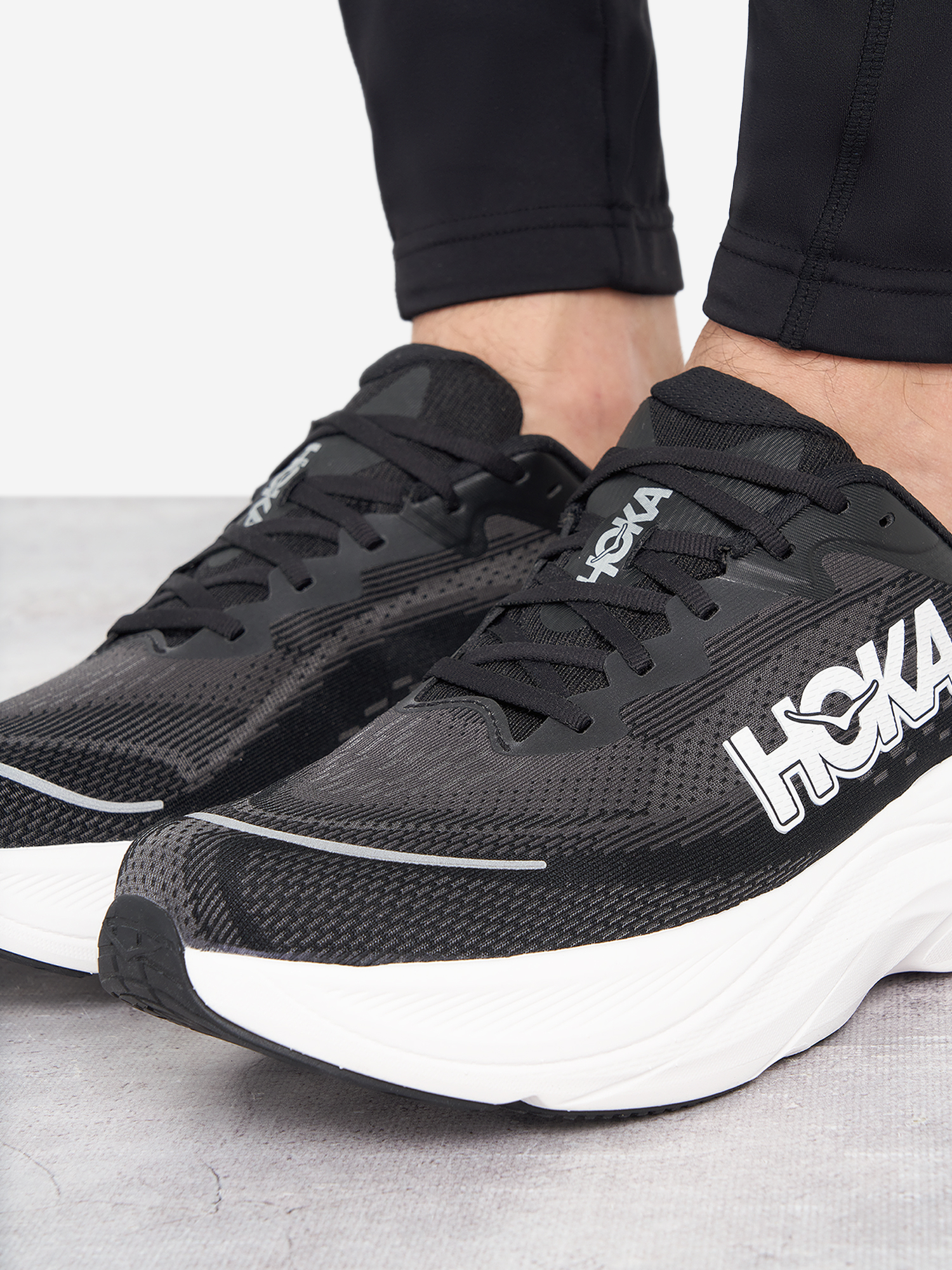 фото Кроссовки мужские hoka one one skyflow, черный