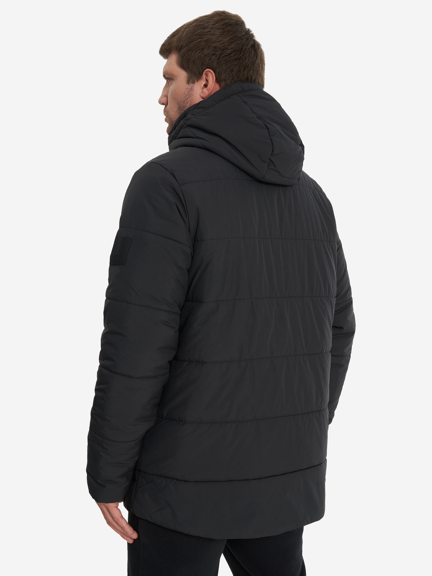 фото Куртка утепленная мужская jack wolfskin deutzer, черный