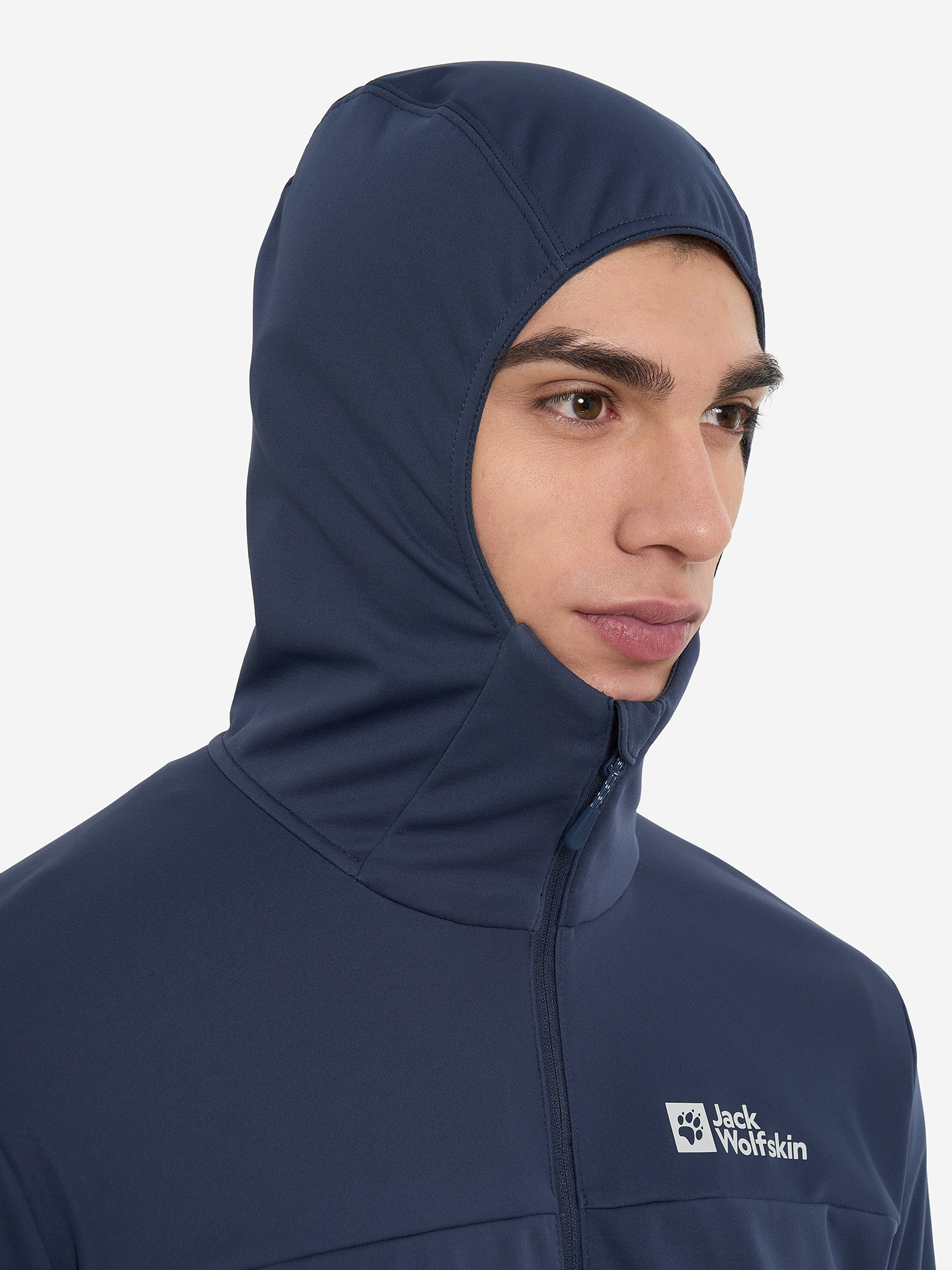 фото Куртка софтшелл мужская jack wolfskin feldberg, синий