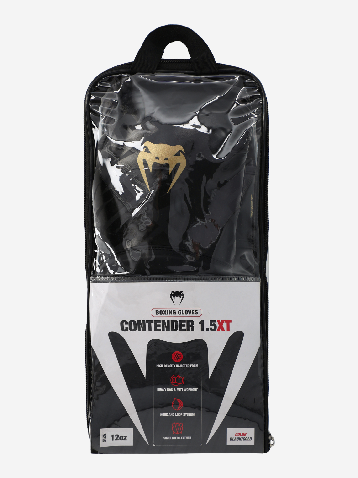 фото Перчатки боксерские venum contender 1.5 xt, черный