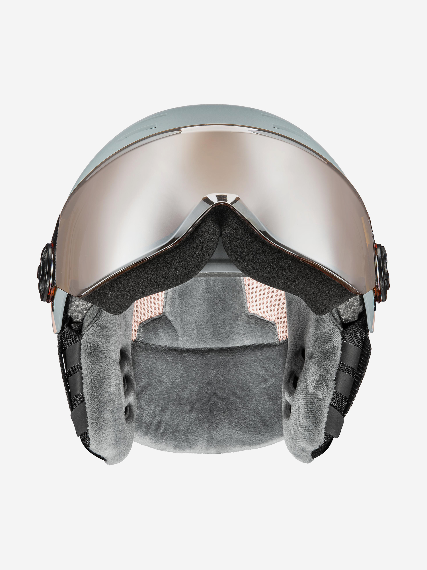 фото Шлем детский uvex rocket visor, серый