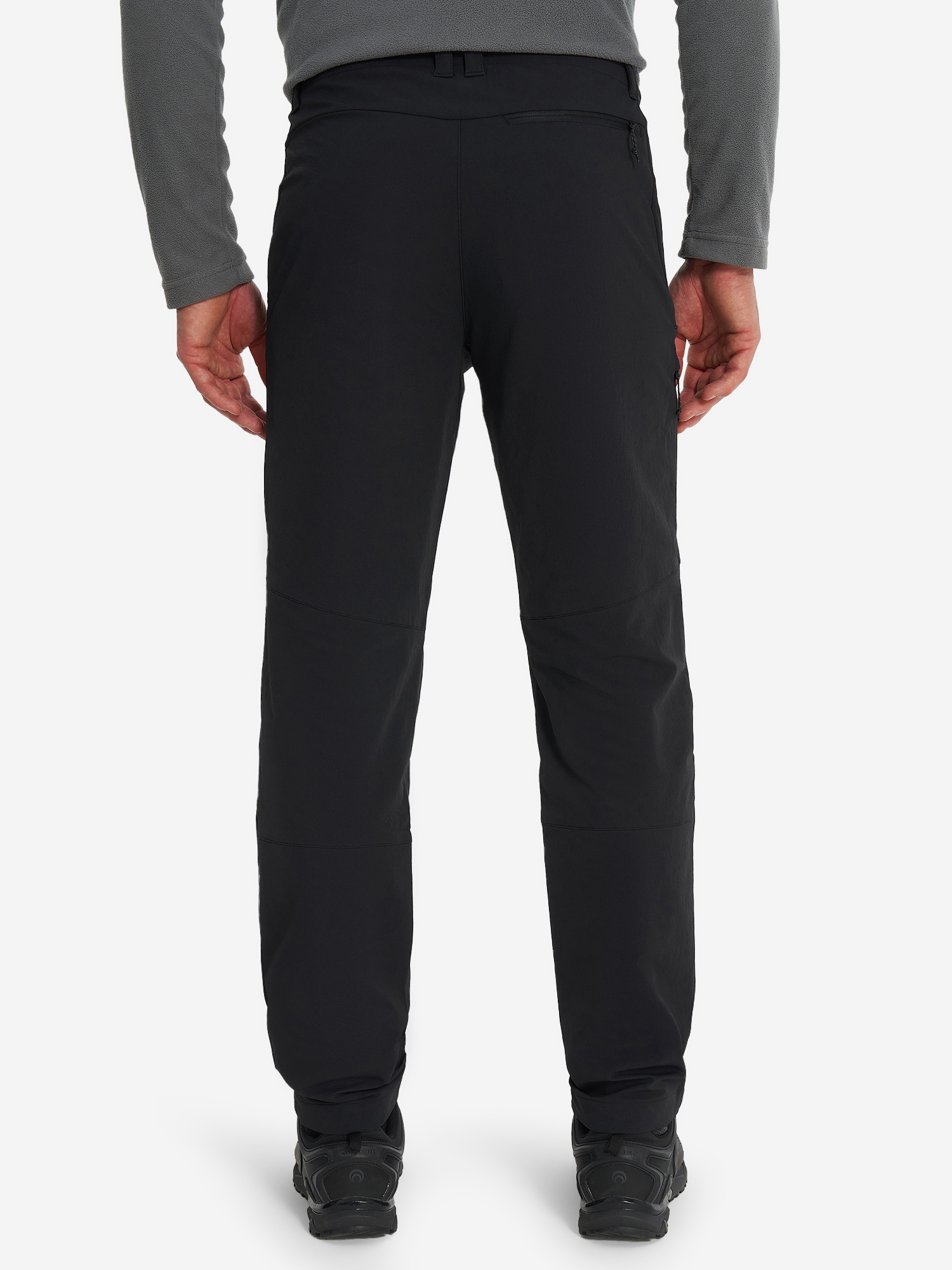 фото Брюки утепленные мужские jack wolfskin glastal winter, черный