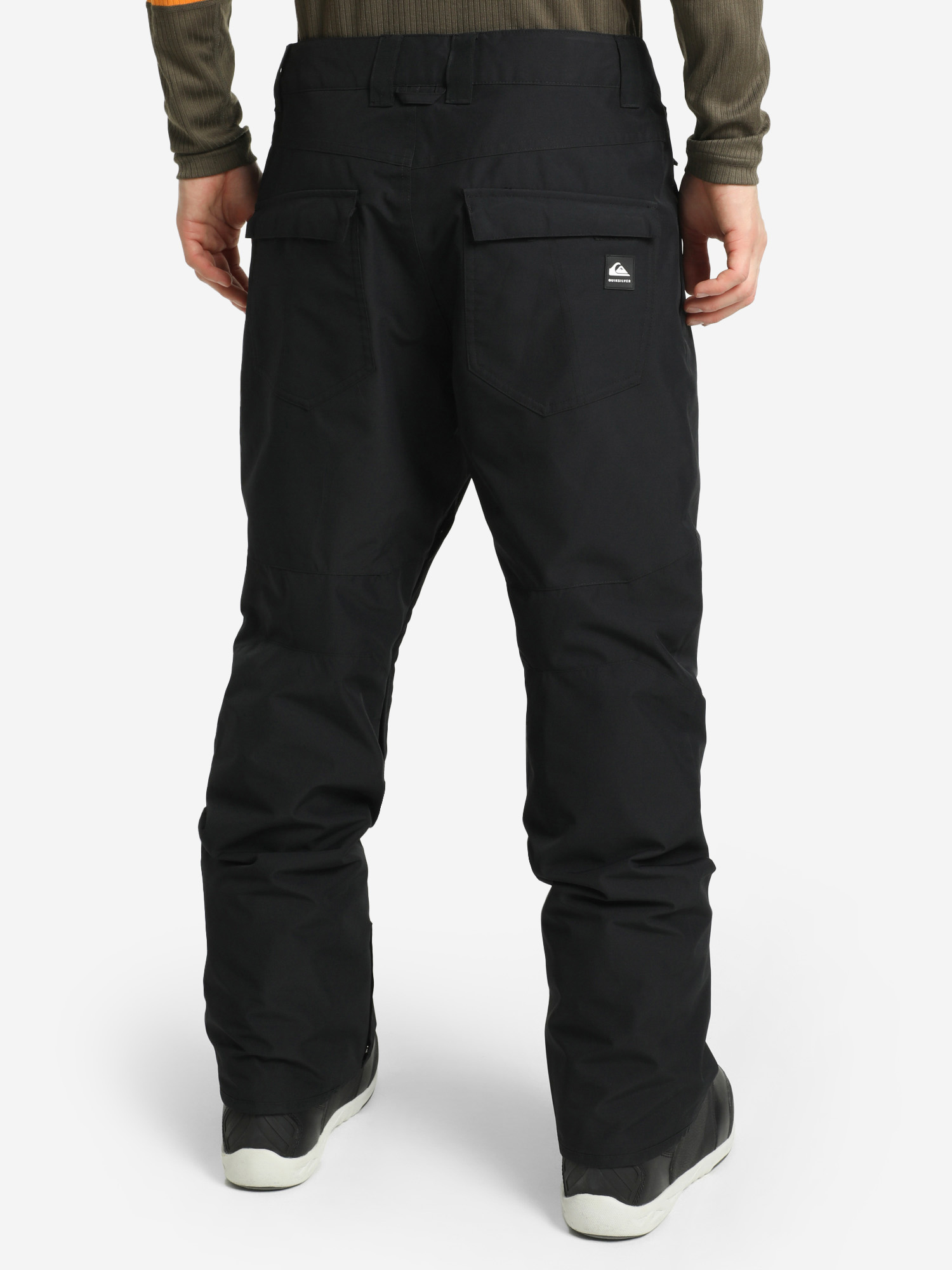 фото Брюки утепленные мужские quiksilver estate, черный