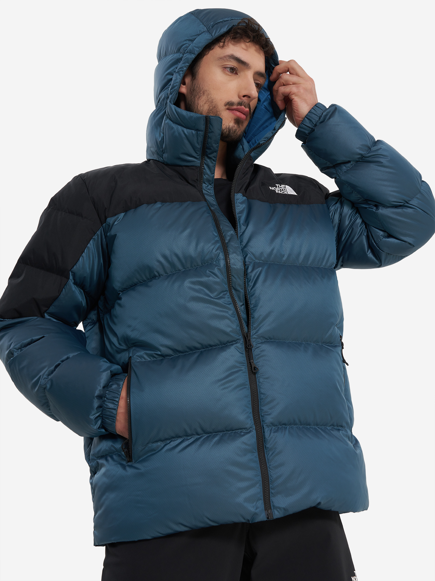 фото Пуховик мужской the north face diablo down 2.0, голубой