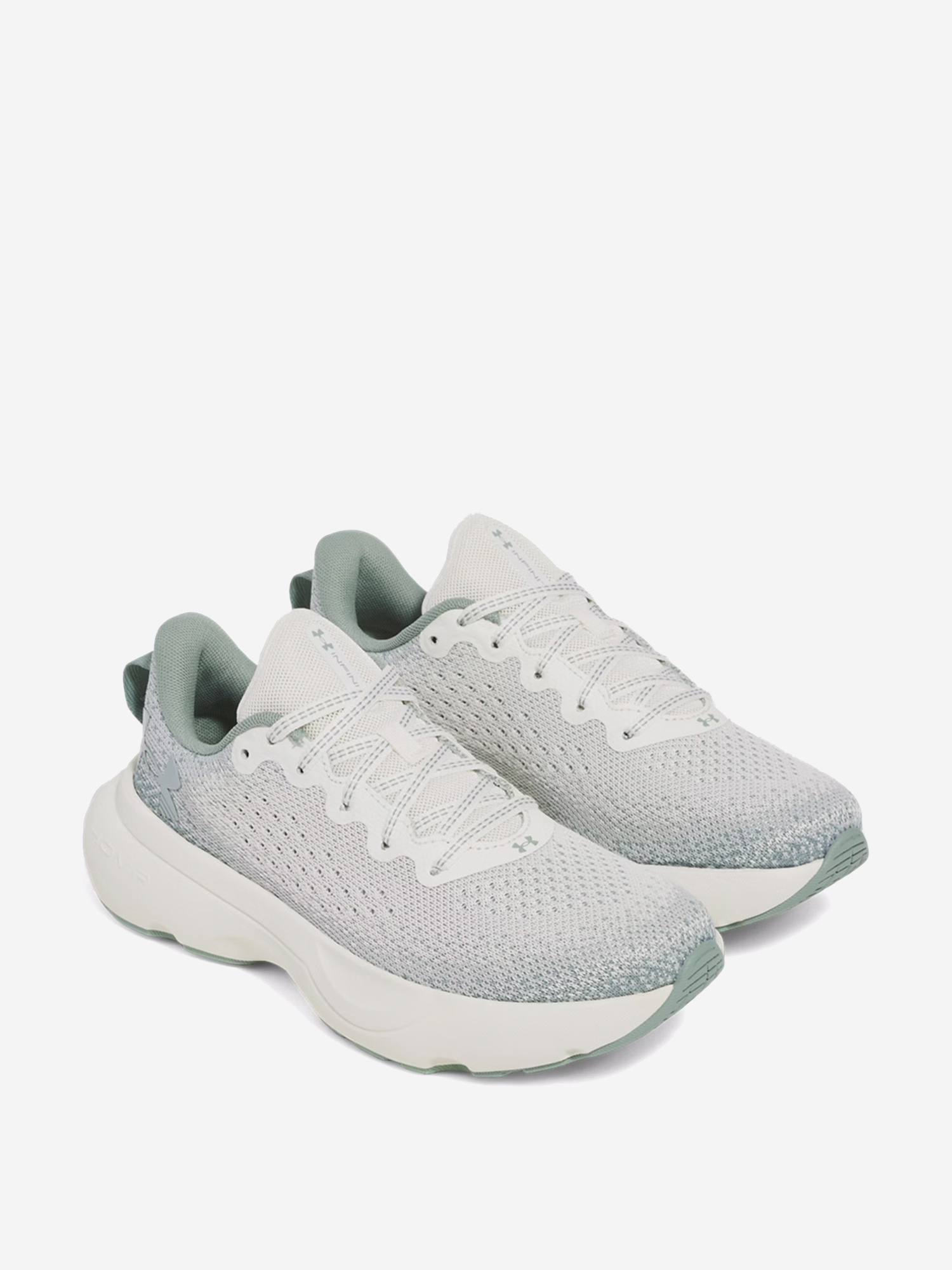 фото Кроссовки женские under armour infinite, зеленый