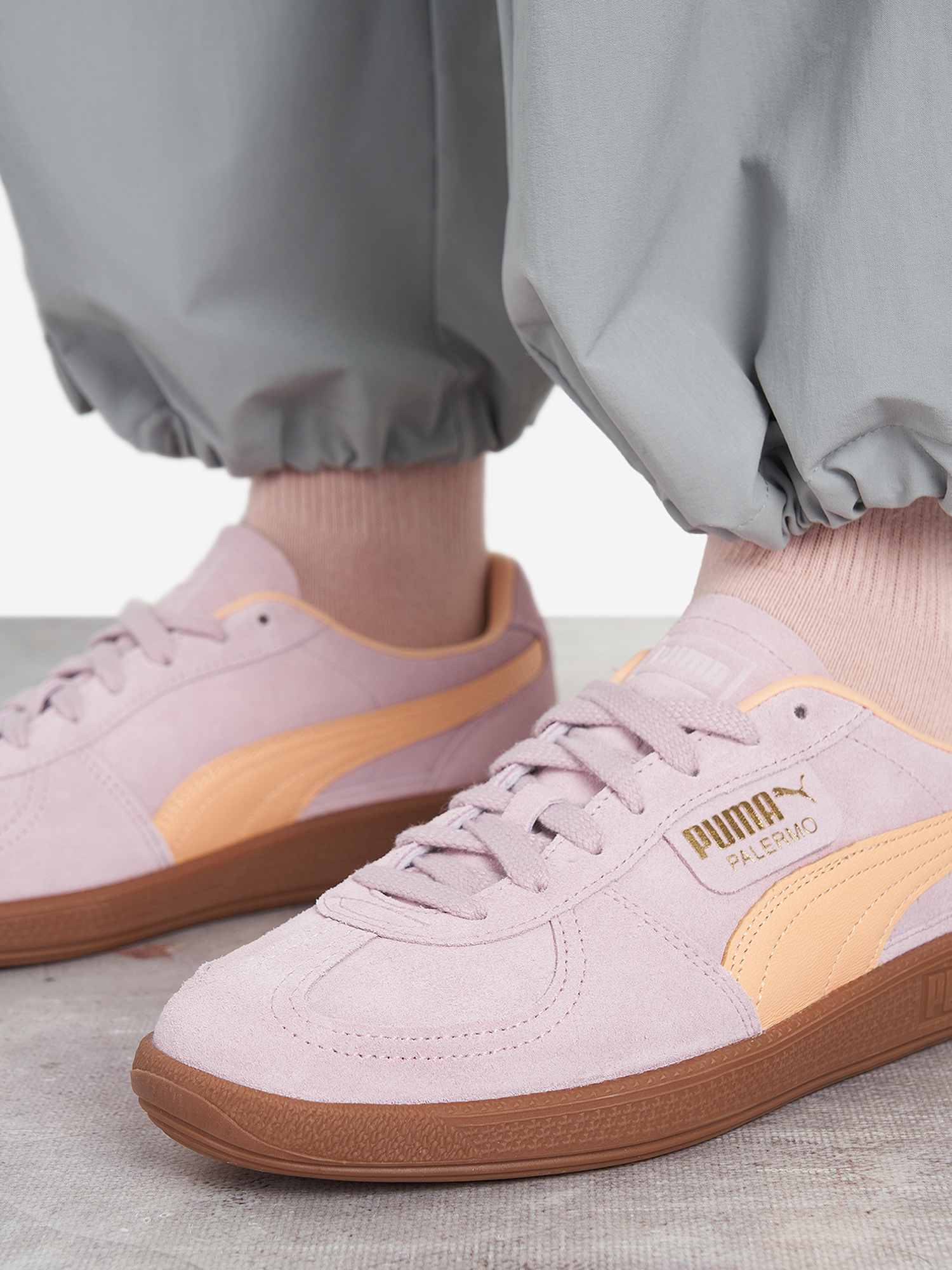 фото Кеды женские puma palermo, розовый