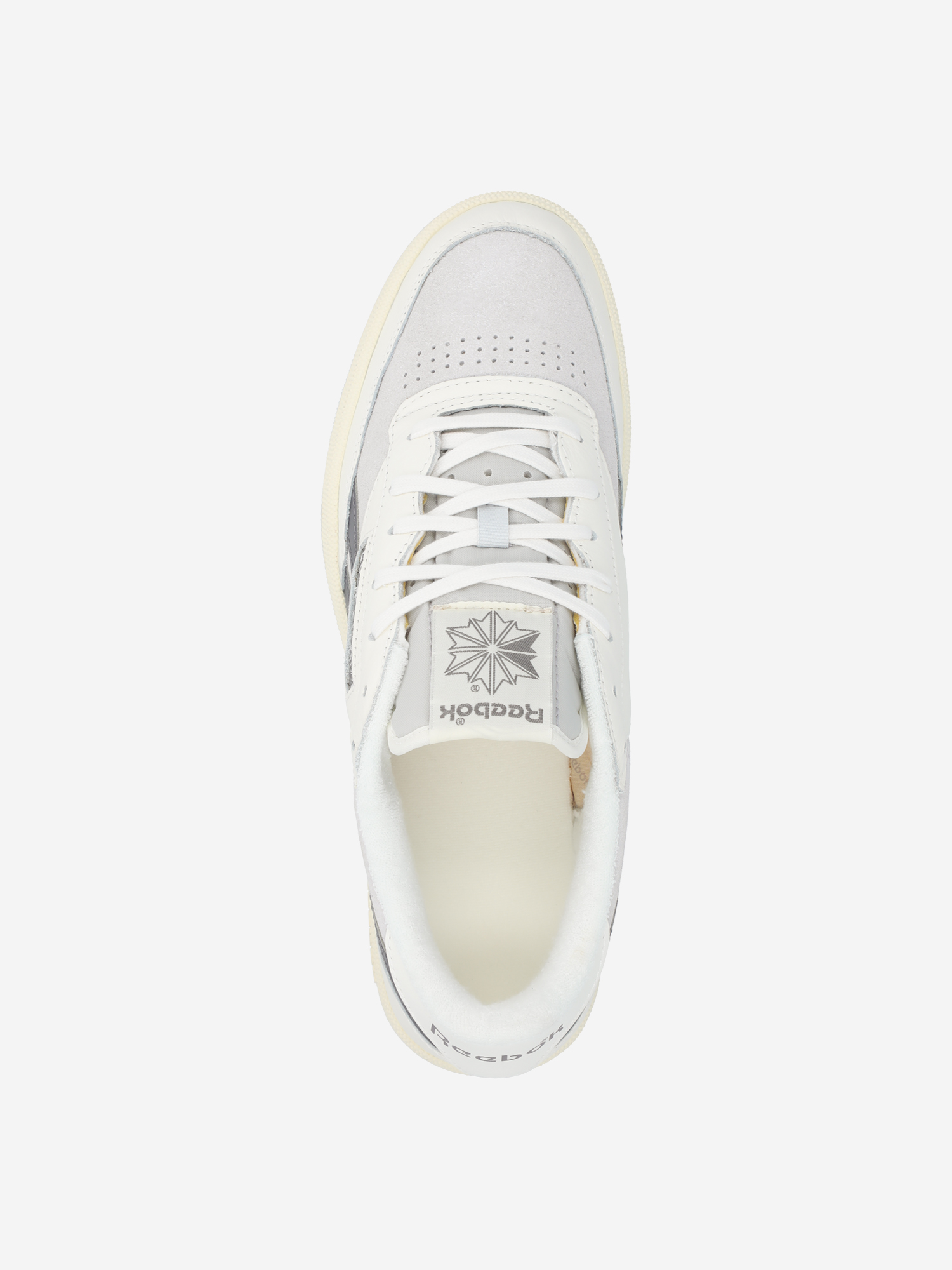 фото Кеды мужские reebok club c revenge vintage ii, серый
