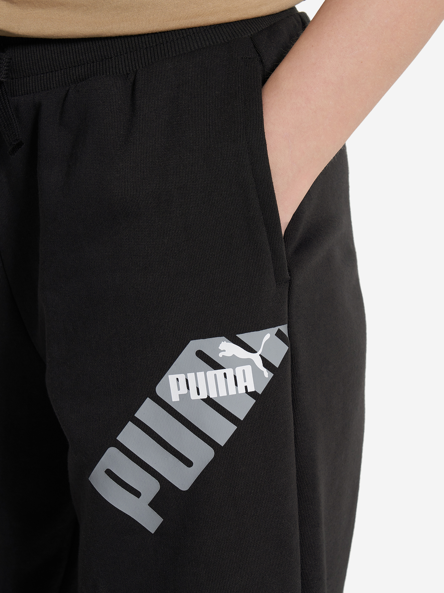 фото Брюки для девочек puma, черный