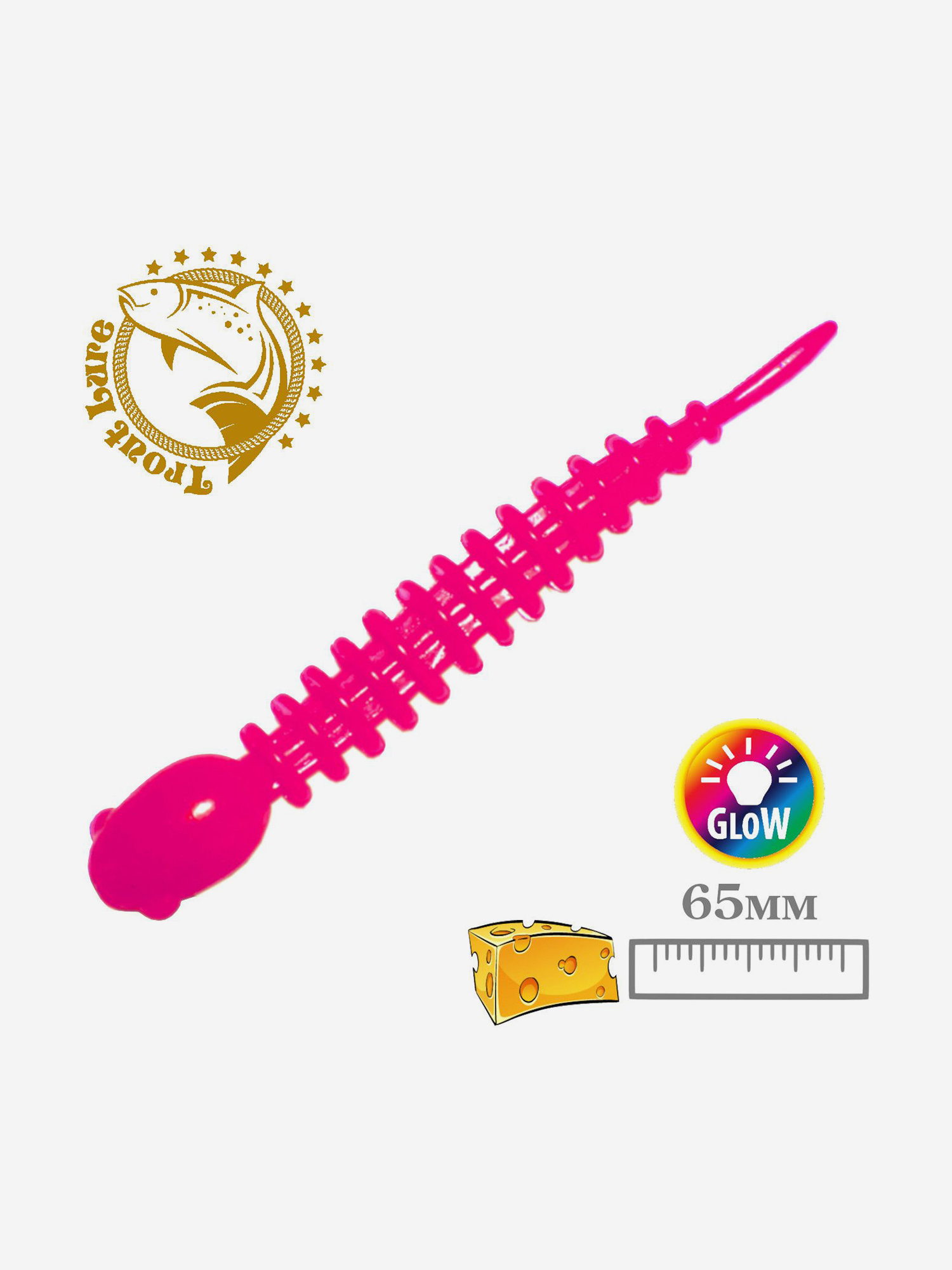 Силикон TROUT LURE (SANSAN) в банке, GOLOVASTIK 65, СЫР, COL. 102 (Pink Glow), (12шт), Розовый
Силикон TROUT LURE (SANSAN) в банке, GOLOVASTIK 65, СЫР, COL. 102 (Pink Glow), (12шт), Розовый