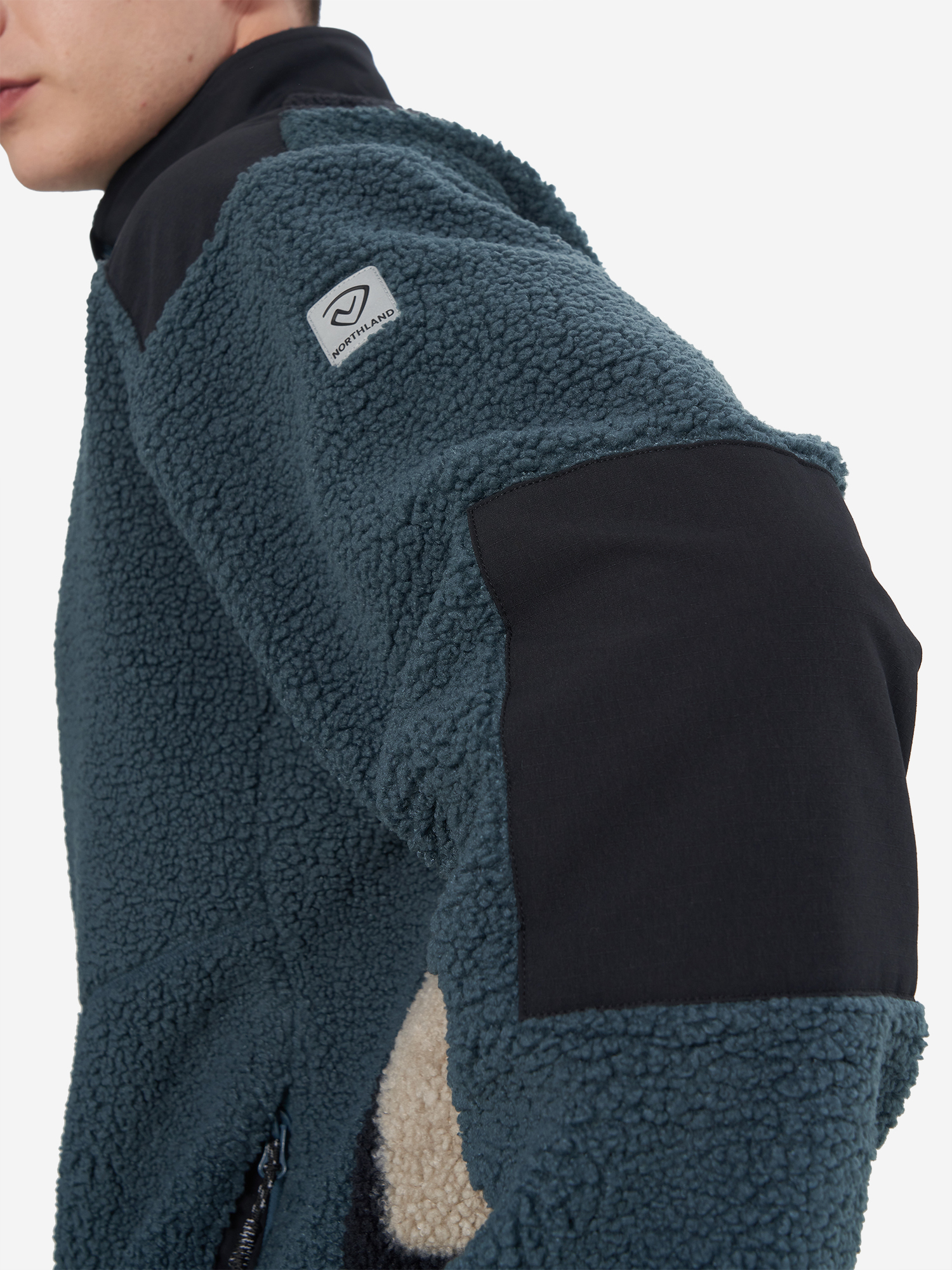 фото Толстовка мужская оверсайз northland, зеленый