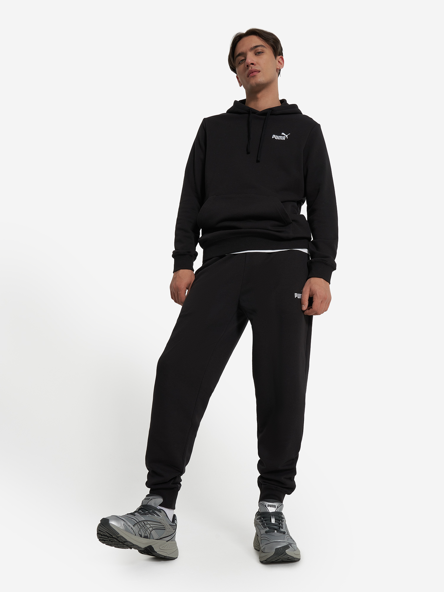 фото Брюки мужские puma ess no. 1 logo, черный