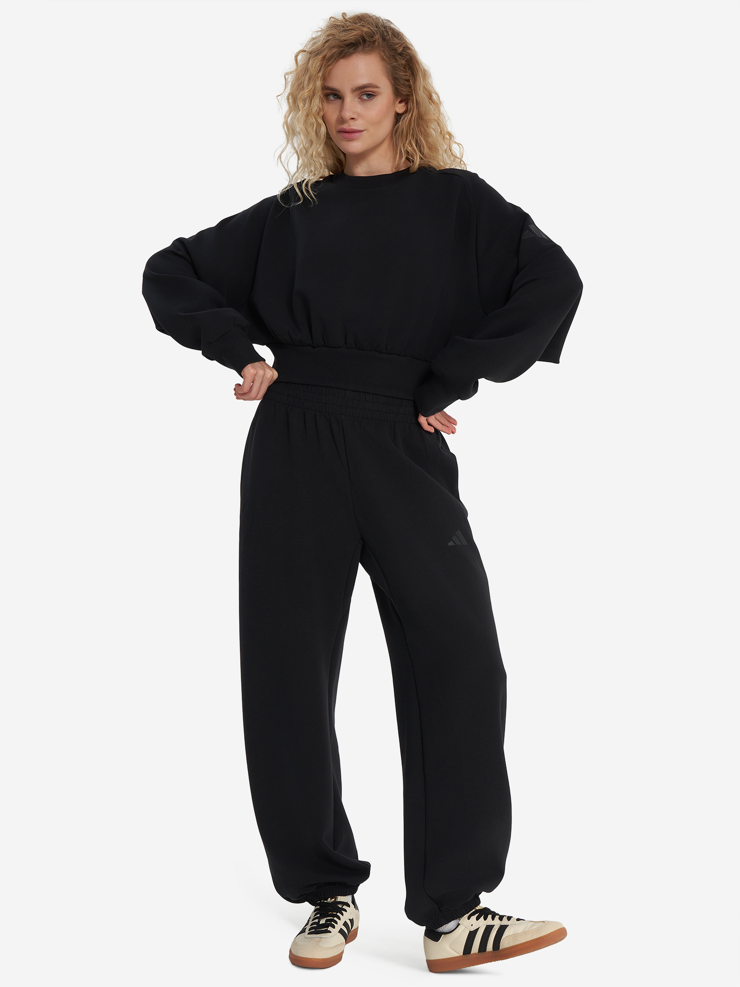 фото Брюки женские adidas, черный