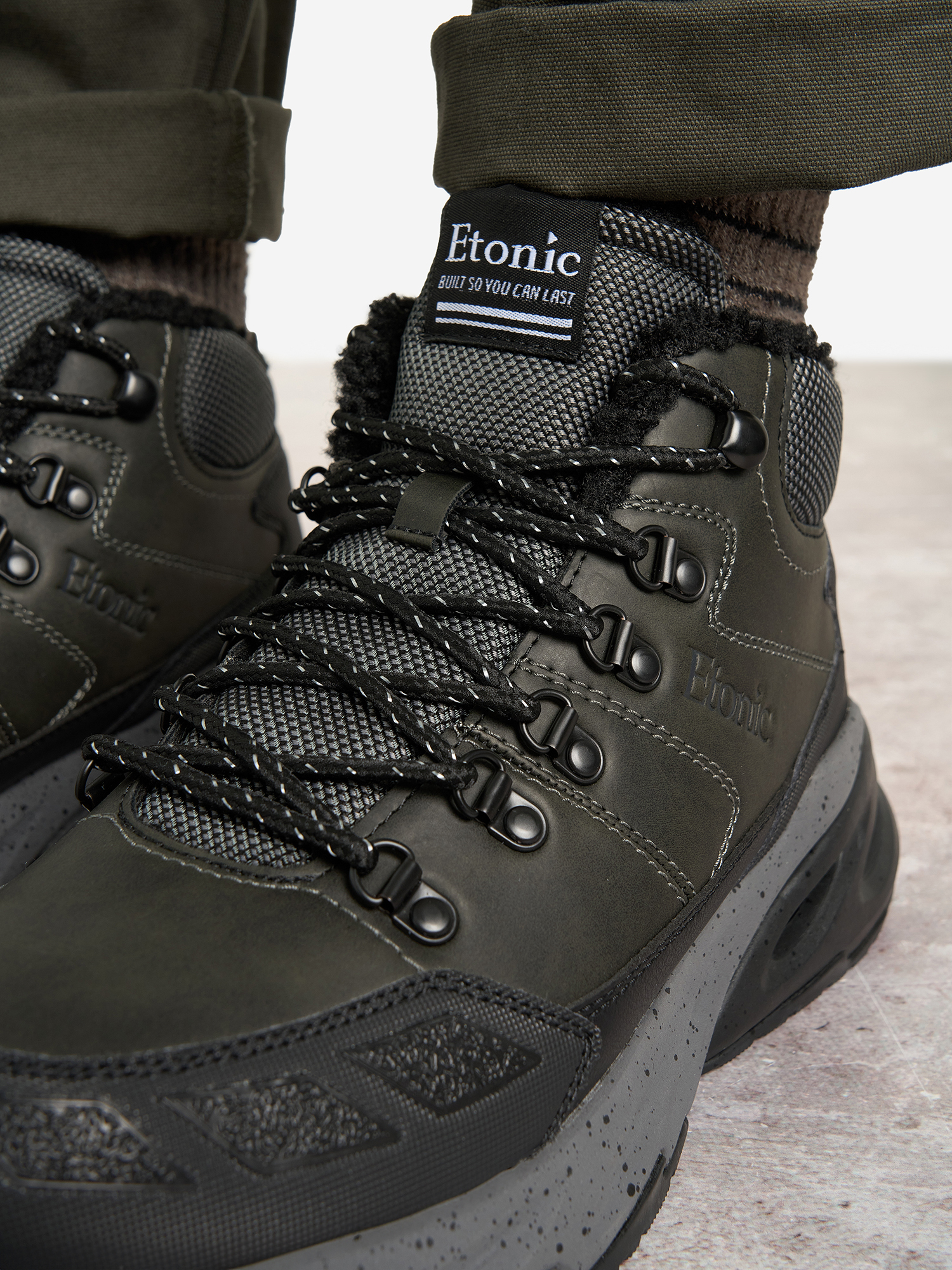 фото Кроссовки утепленные мужские etonic storm, черный