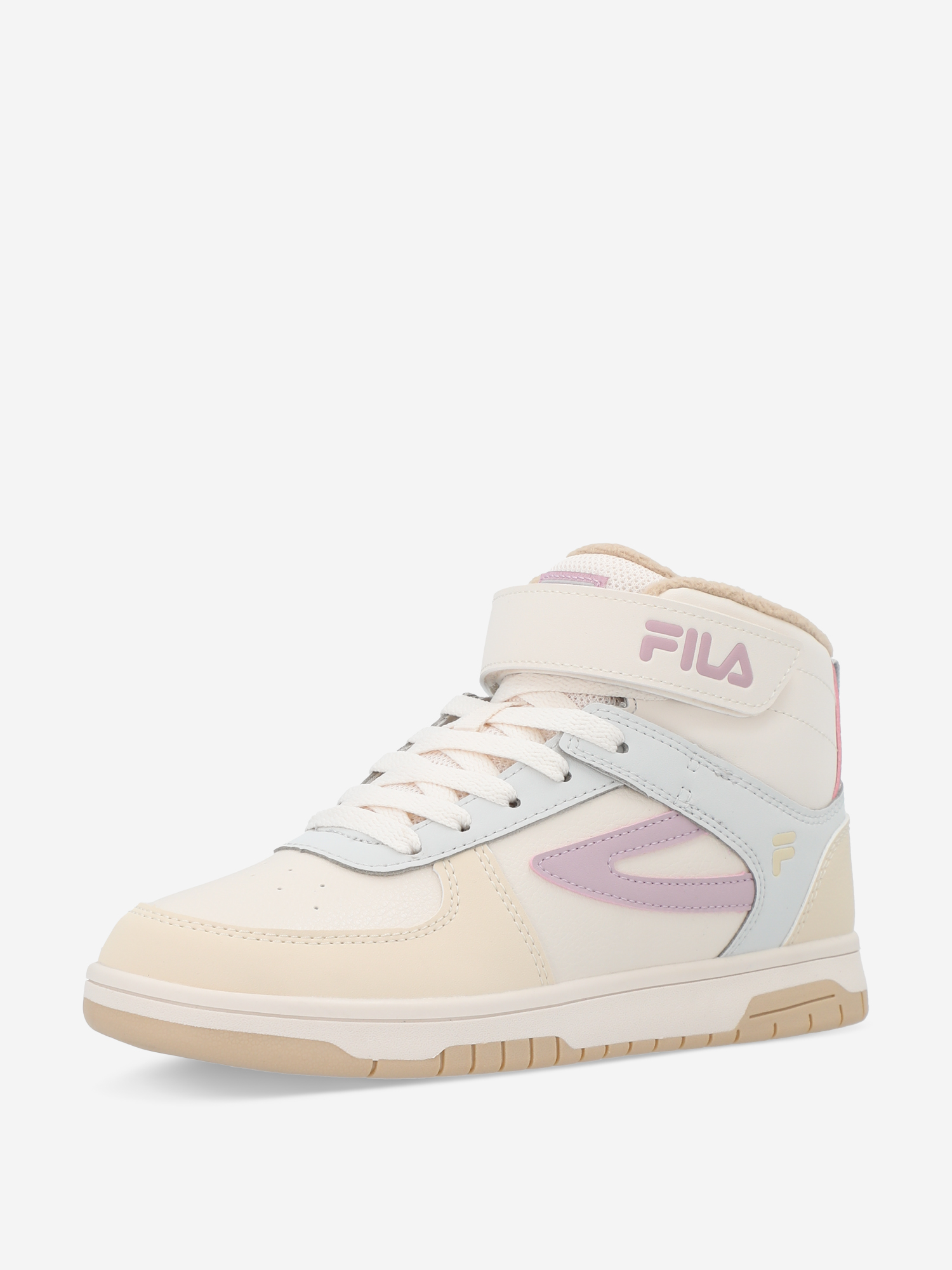 фото Кеды утепленные для девочек fila nxt mid wtr, бежевый