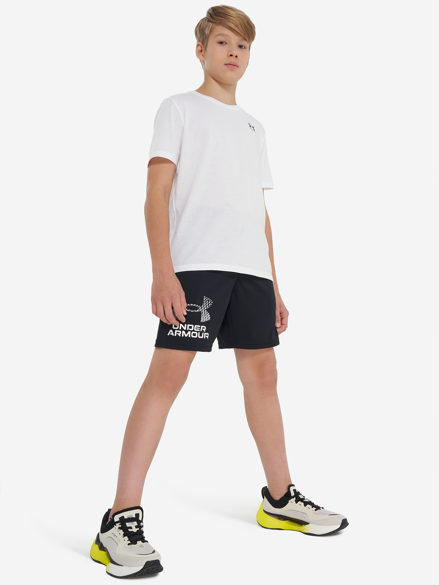 фото Футболка для мальчиков under armour sportstyle, белый